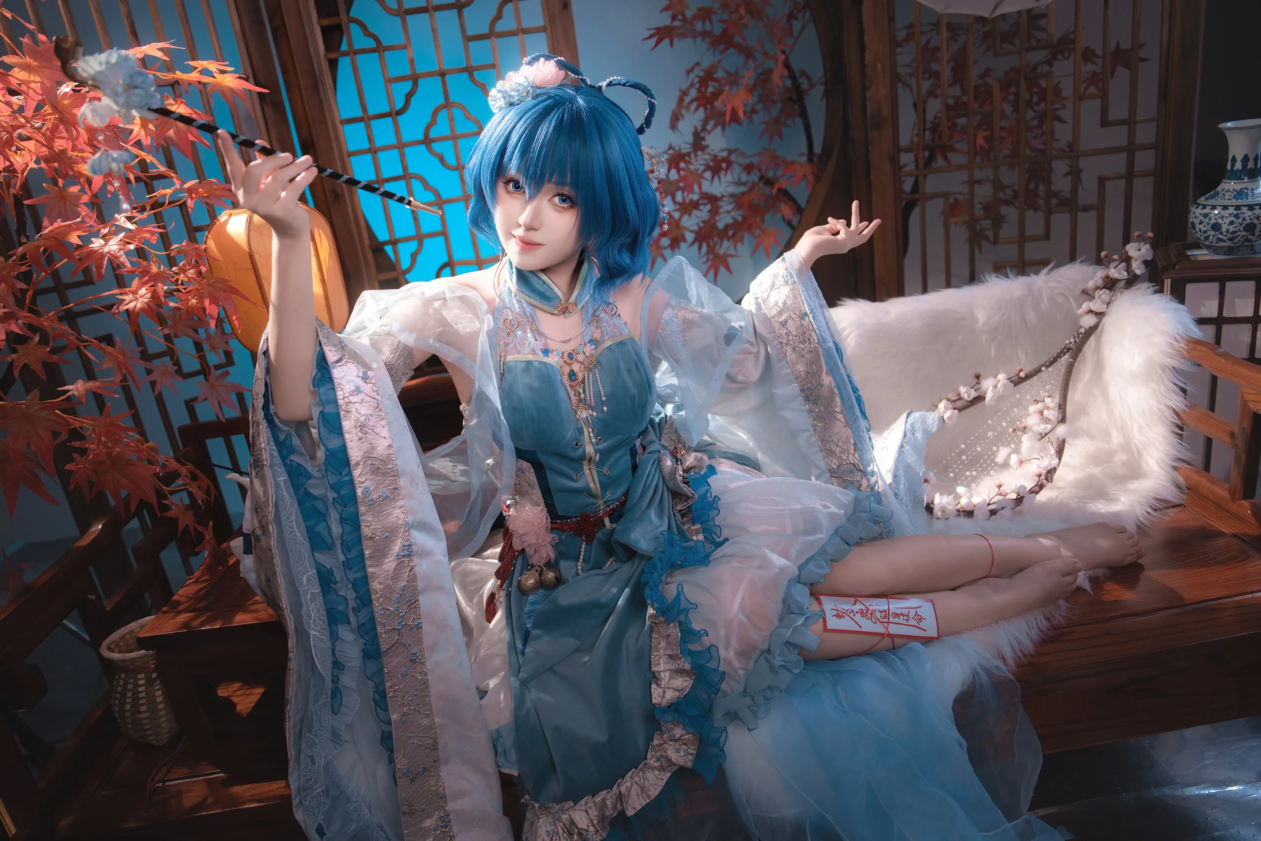 【霍青娥cos】东方project的中式仙侠氛围演绎 - 第 7 张