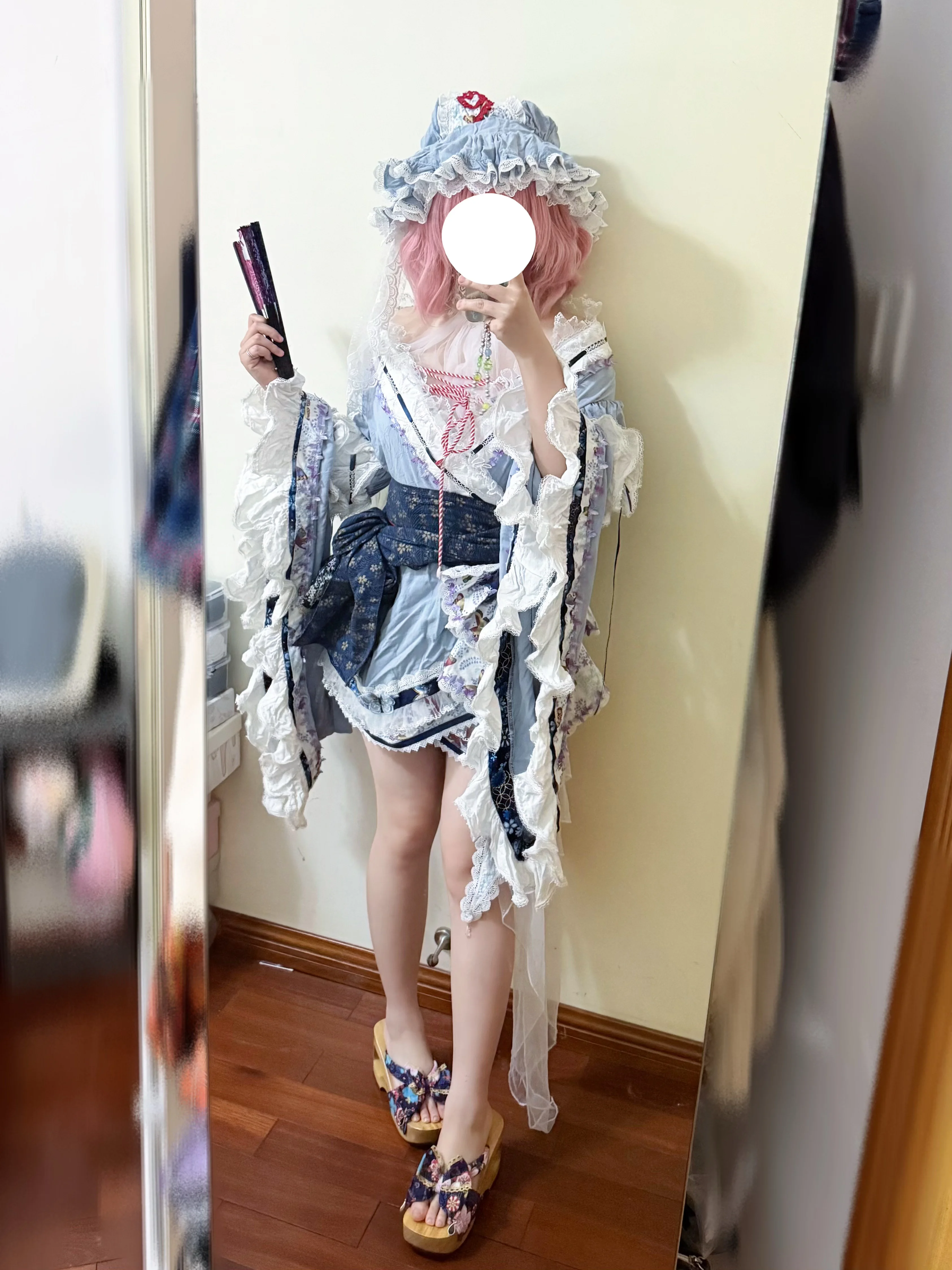【幽幽子cos】东方project夏日清透感穿搭记录