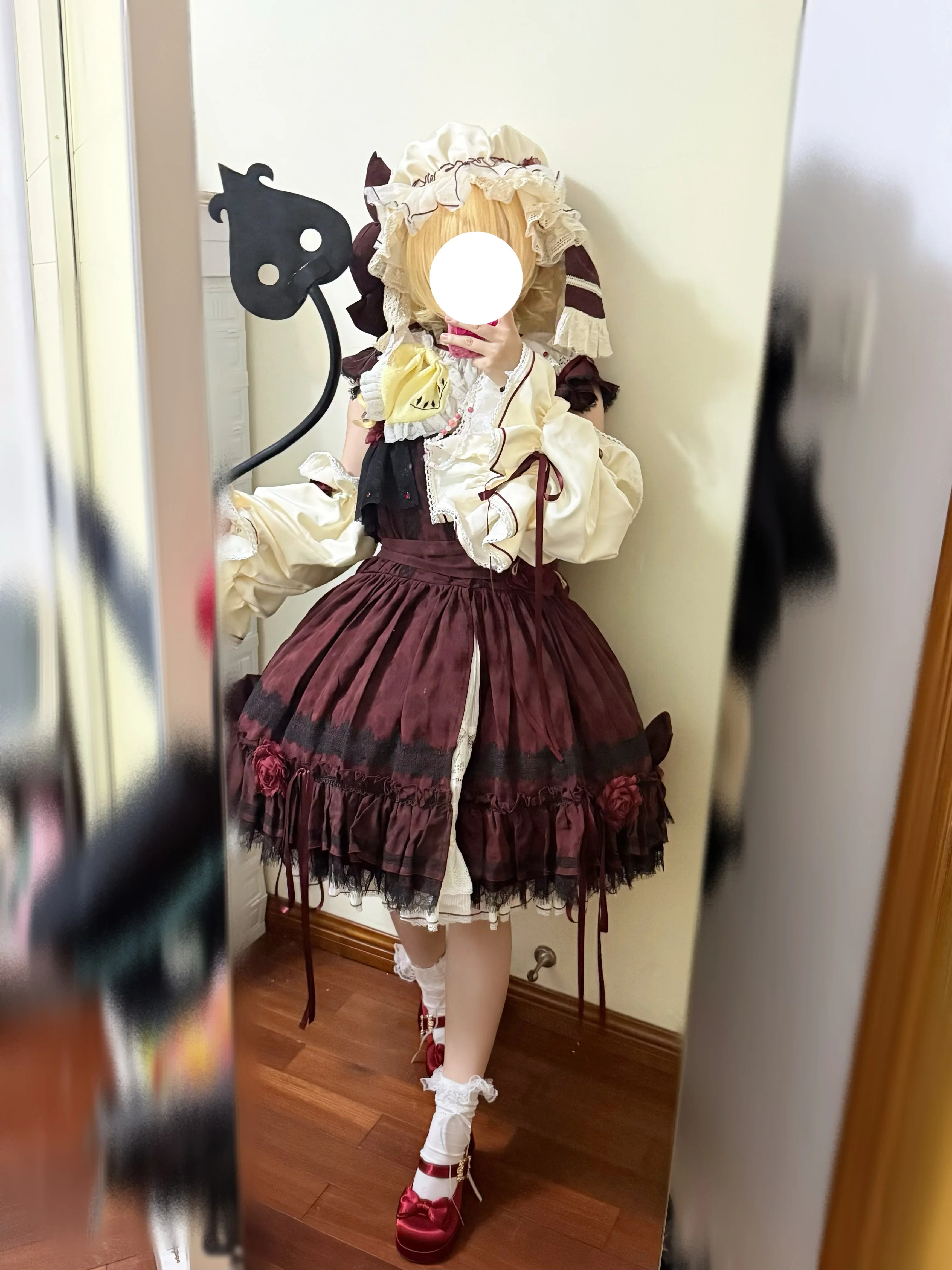 【芙兰朵露cos】东方Project红魔馆洋装少女的试衣记录