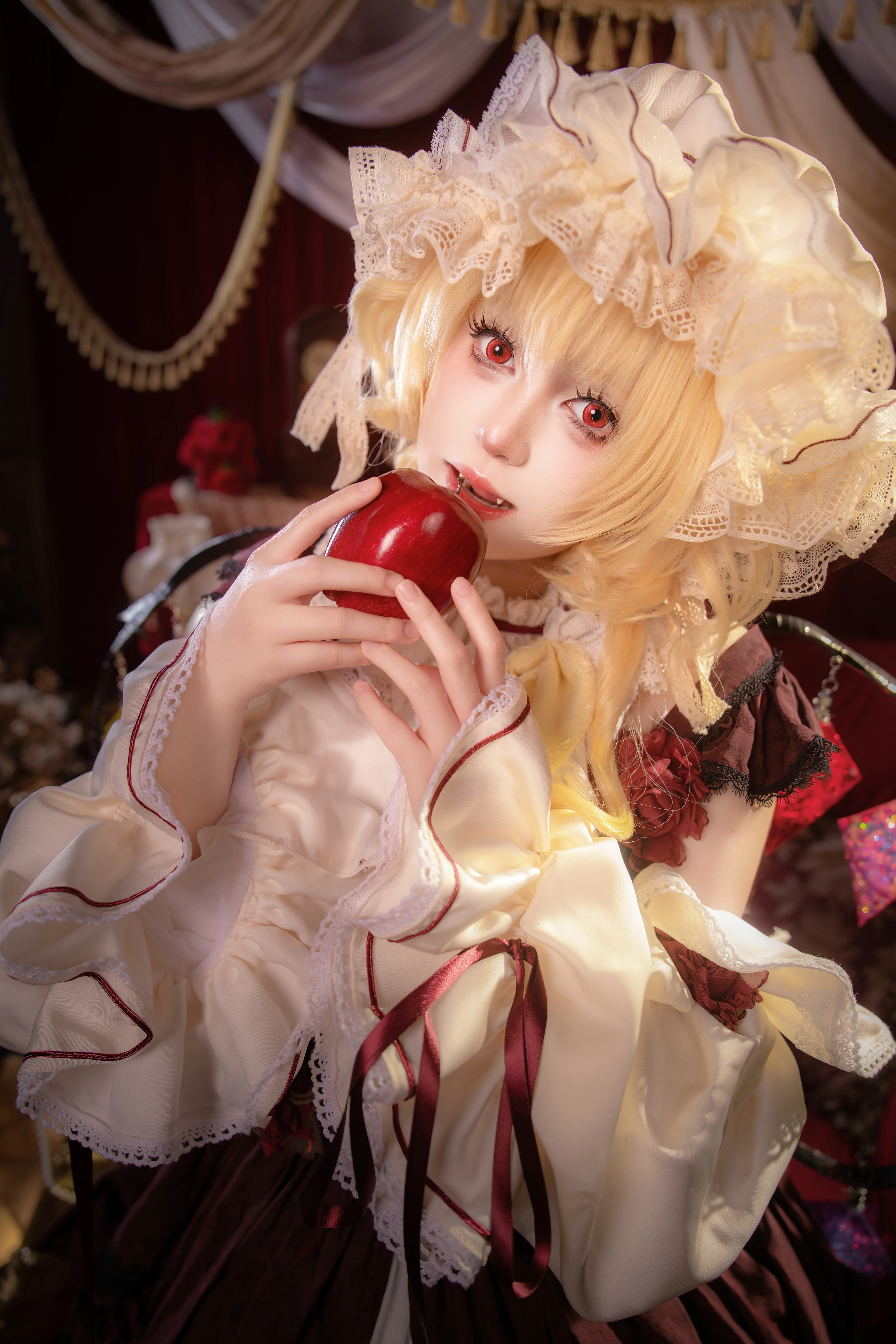 【芙兰朵露cos】东方Project，红眼金发的坏天使降临 - 第 3 张