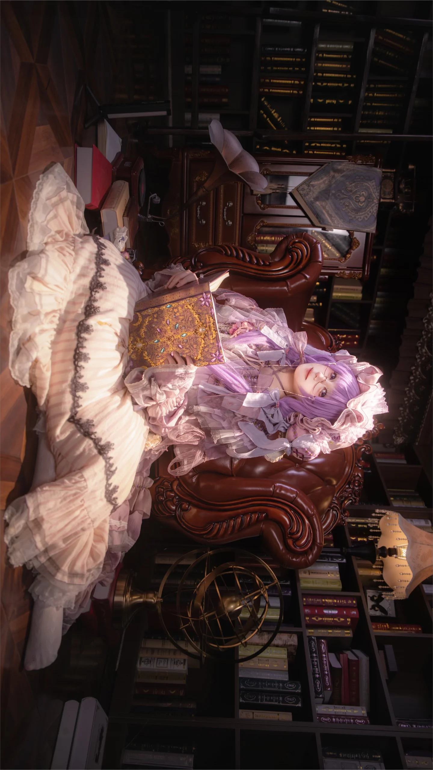 【帕秋莉cos】东方project图书馆里的惬意翻书时光