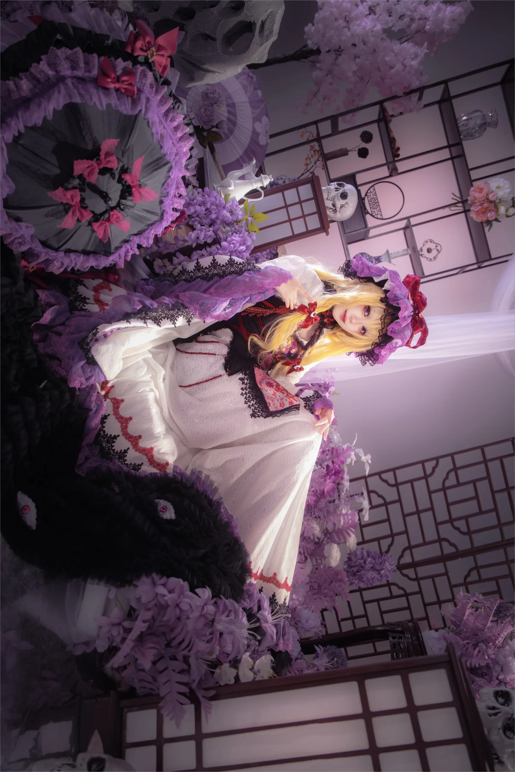 【八云紫cos】东方project隙间紫影造型与拍摄分享 - 第 7 张