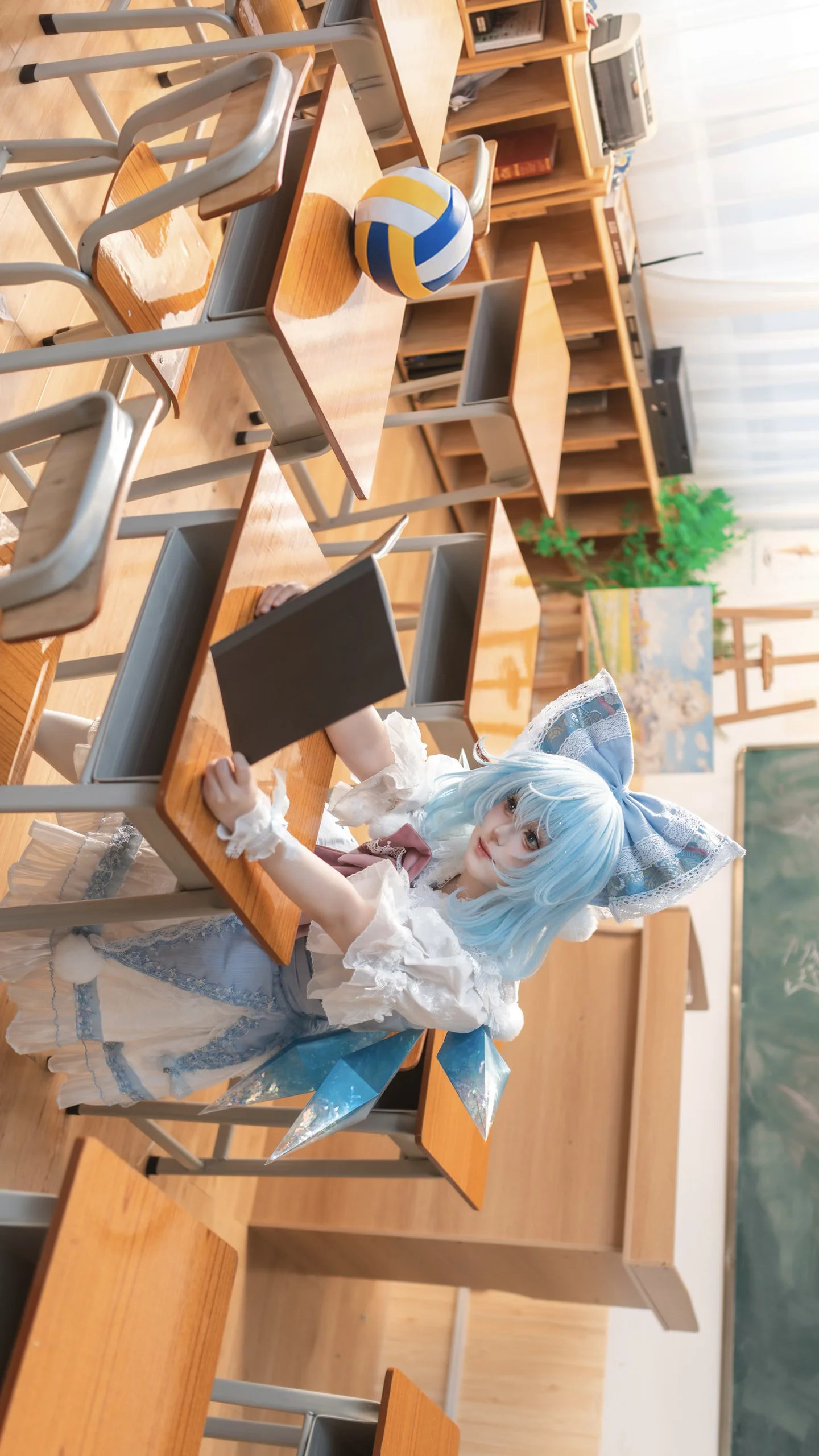 【琪露诺cos】东方project，午后的完美算数教室正片分享 - 第 2 张