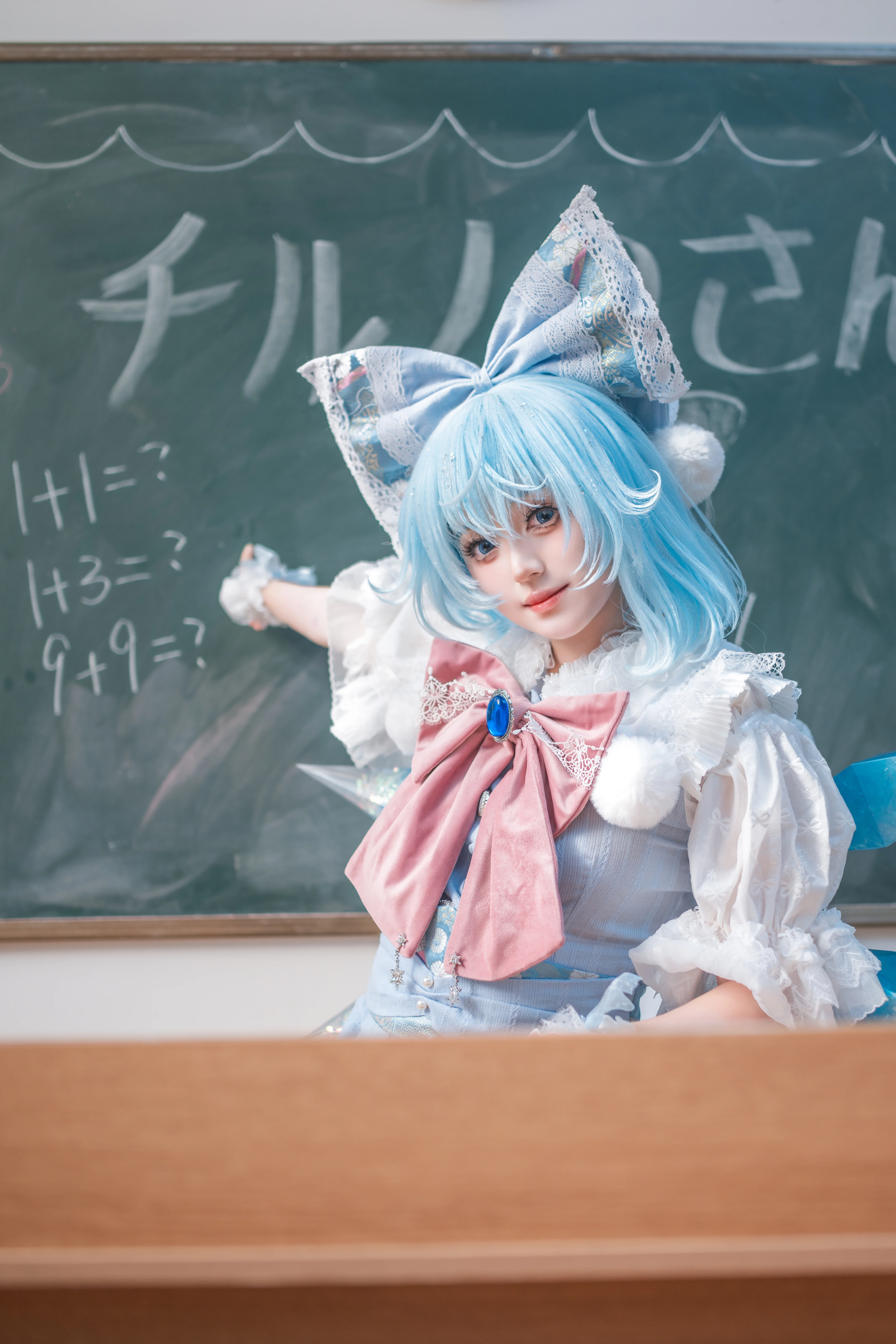 【琪露诺cos】东方project，午后的完美算数教室正片分享 - 第 3 张