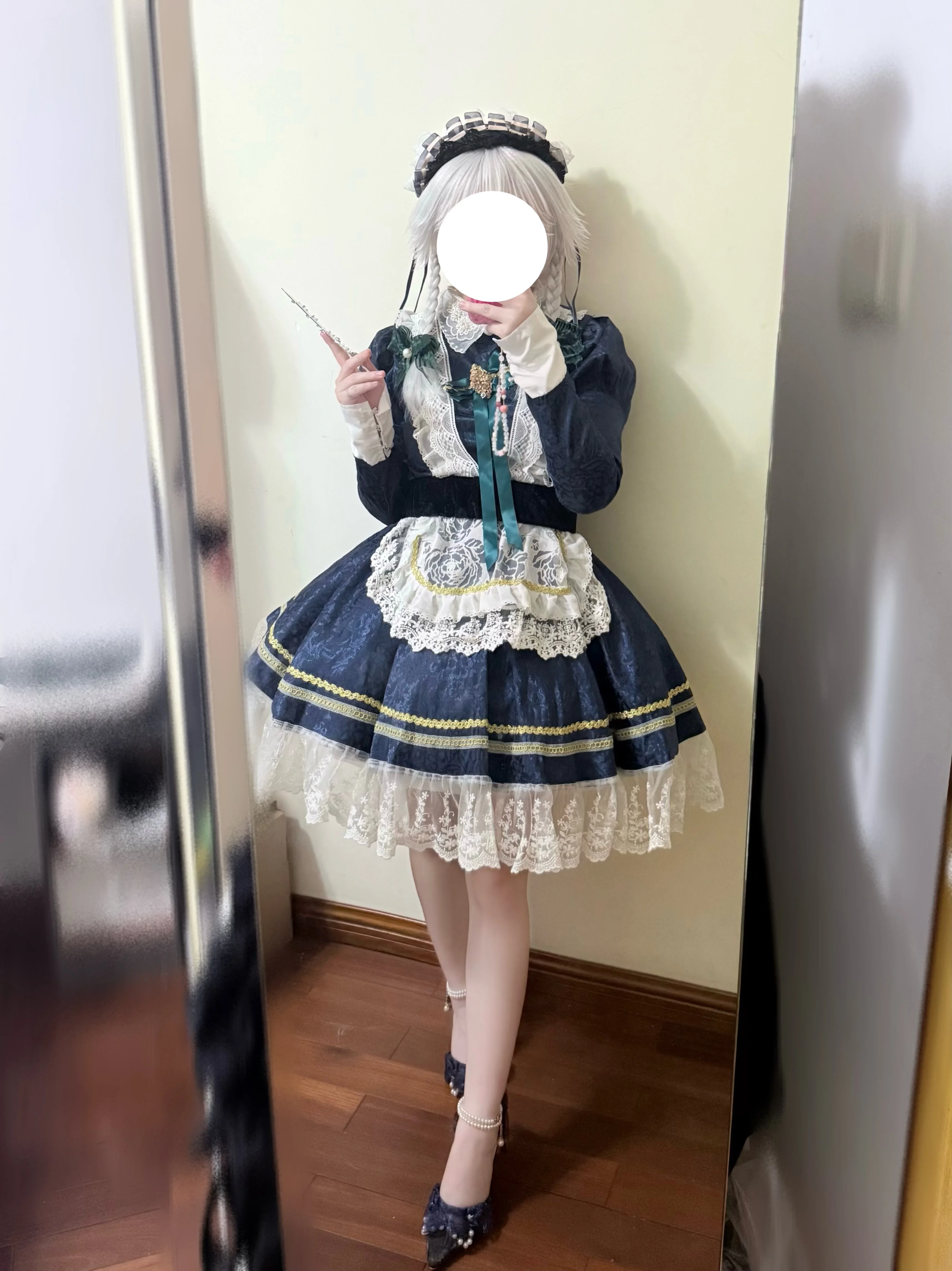 【十六夜咲夜cos】东方Project的完美潇洒女仆，试衣记录 - 第 2 张
