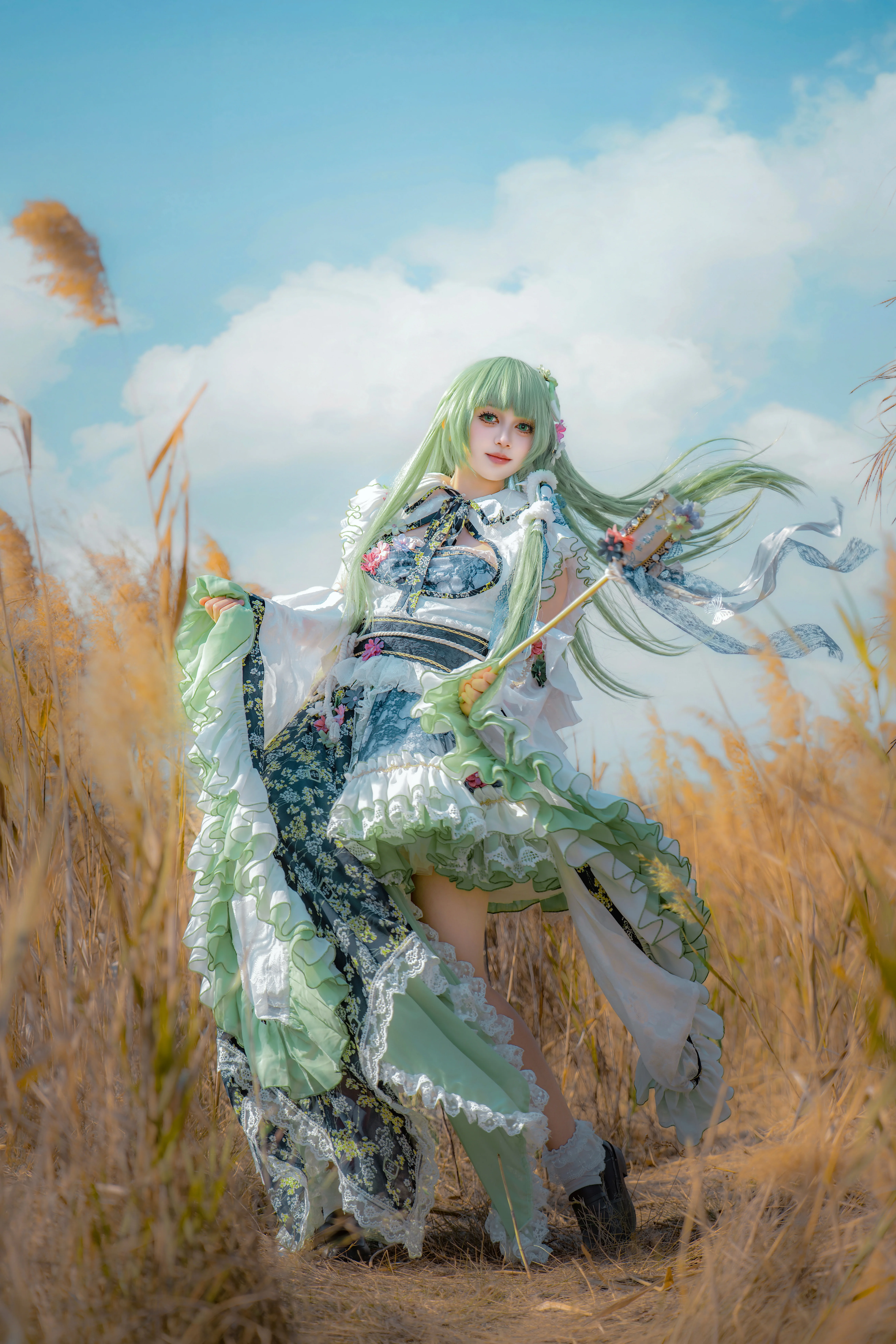 【奇迹现人神cos】东方project 风吹芦苇荡的外景实录 - 第 3 张