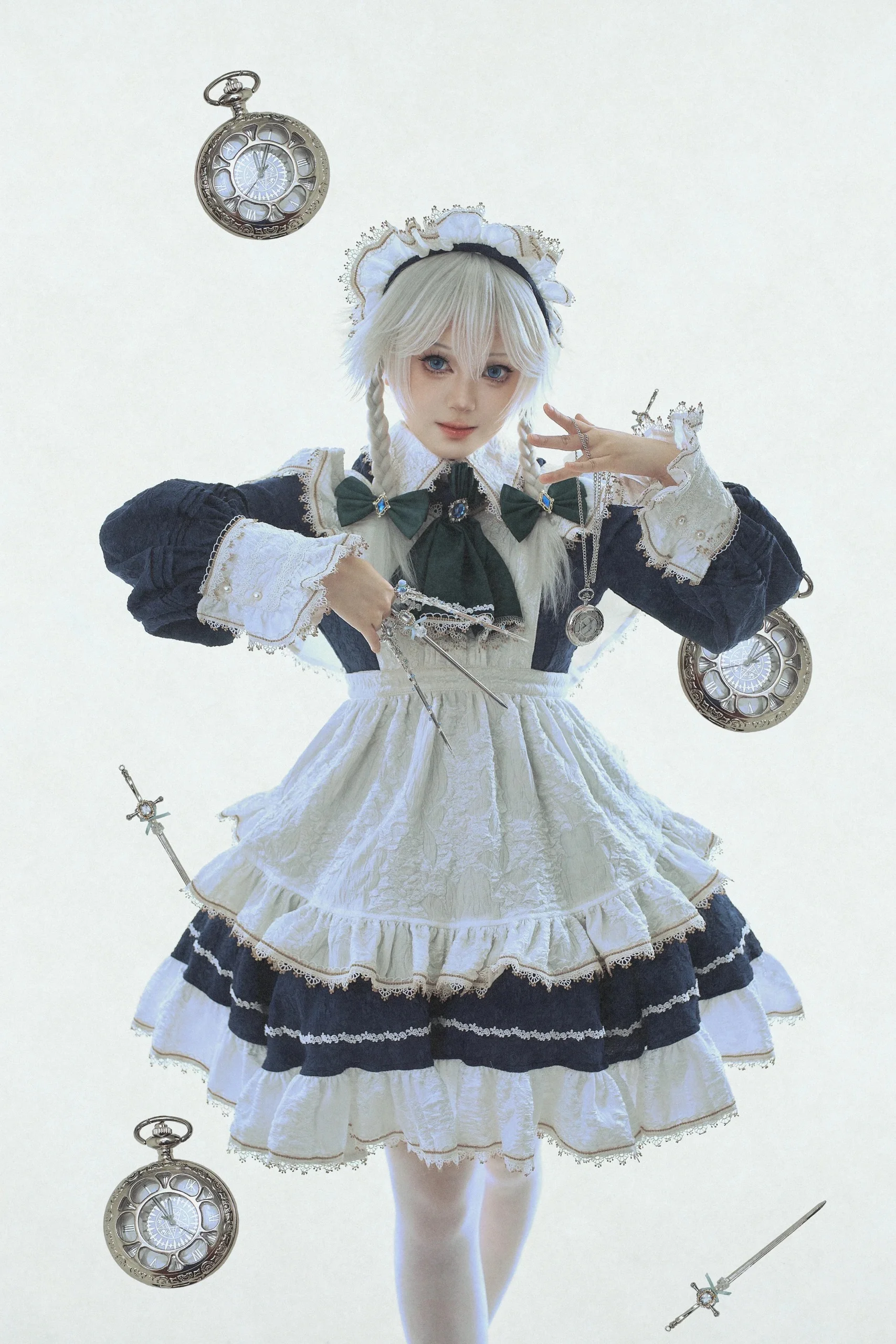 【十六夜咲夜cos】时间与银刃，红魔馆的女仆长 - 第 3 张
