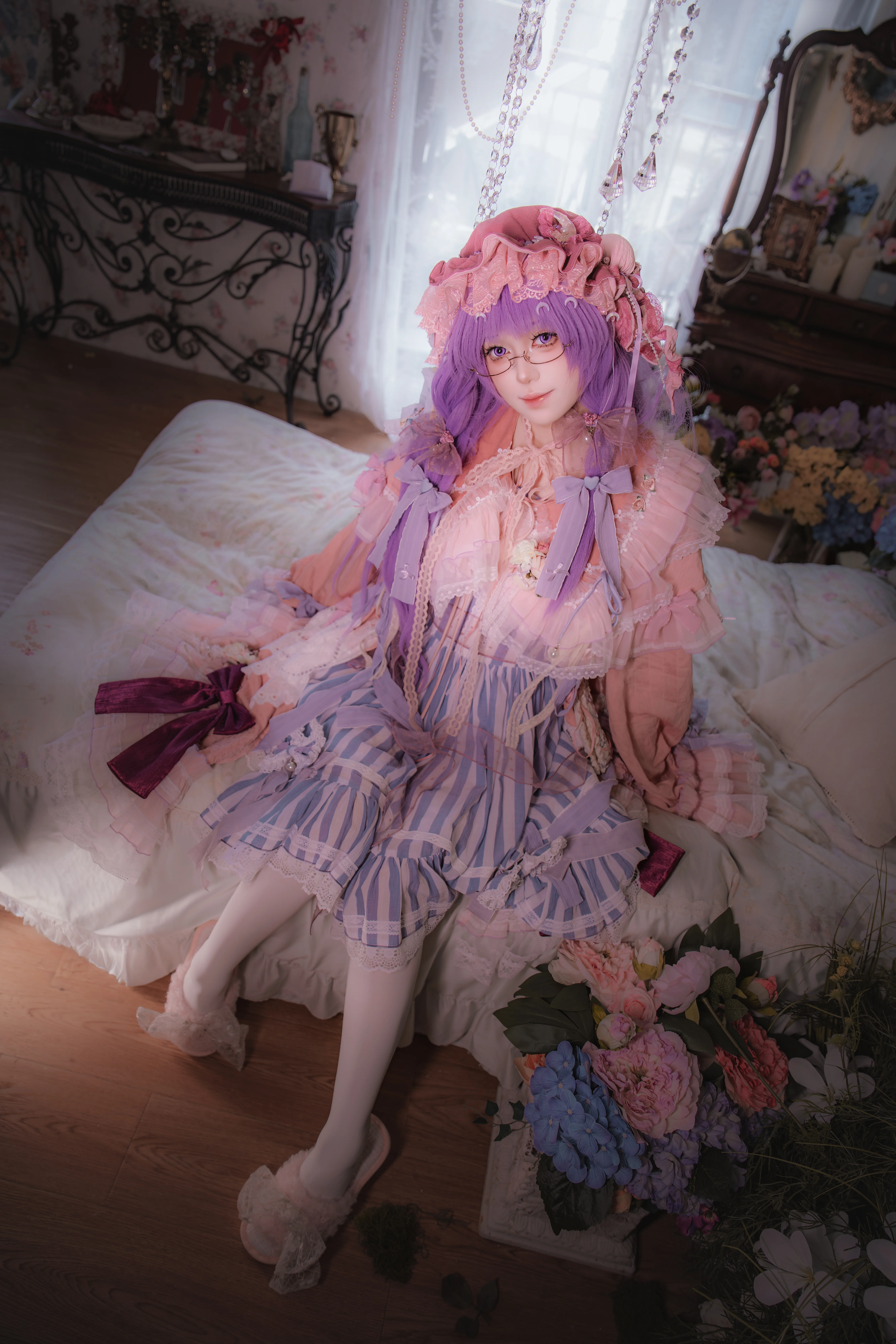 【帕秋莉cos】东方project的魔女，藏书室里的午后时光 - 第 2 张