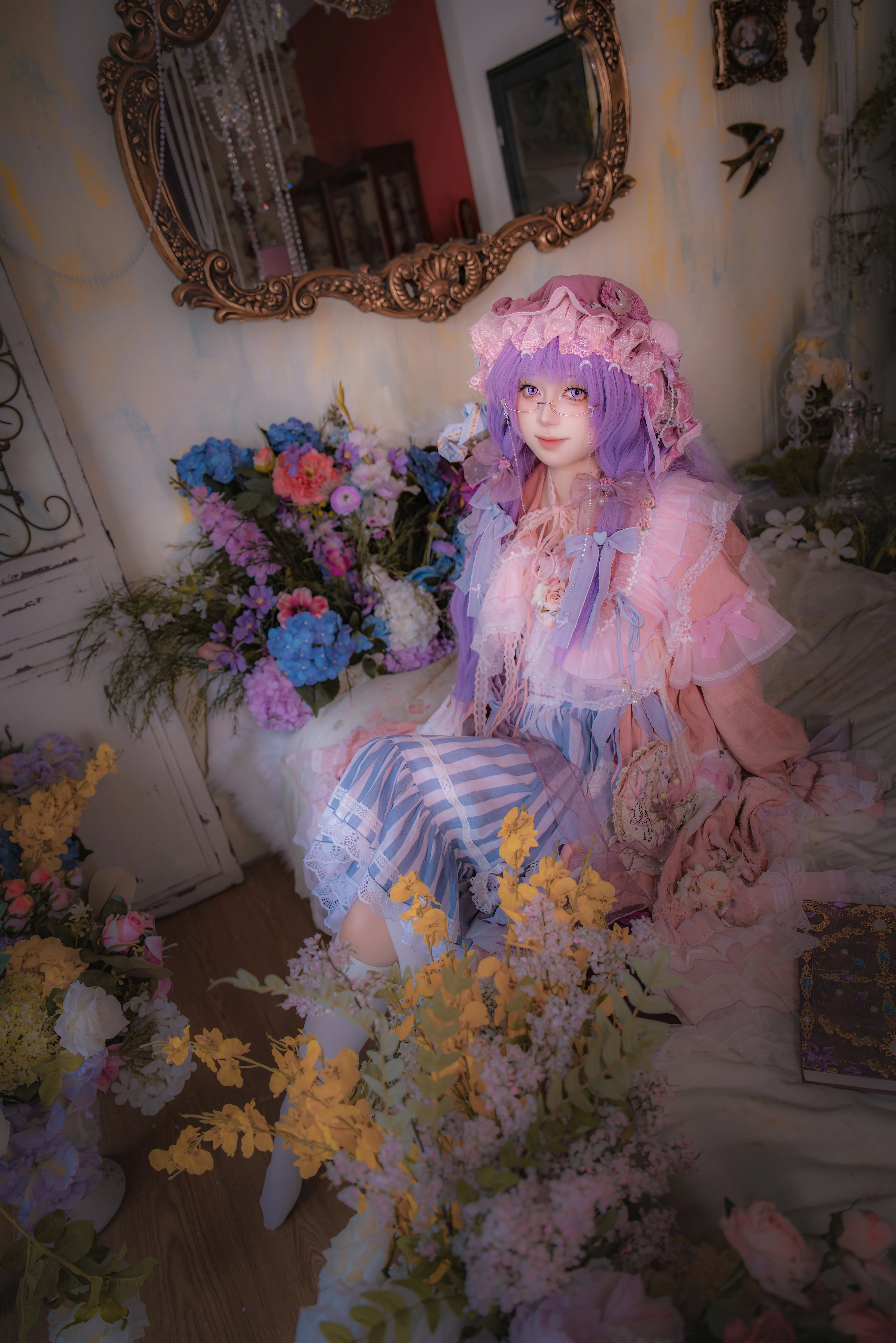 【帕秋莉cos】东方project的魔女，藏书室里的午后时光 - 第 4 张