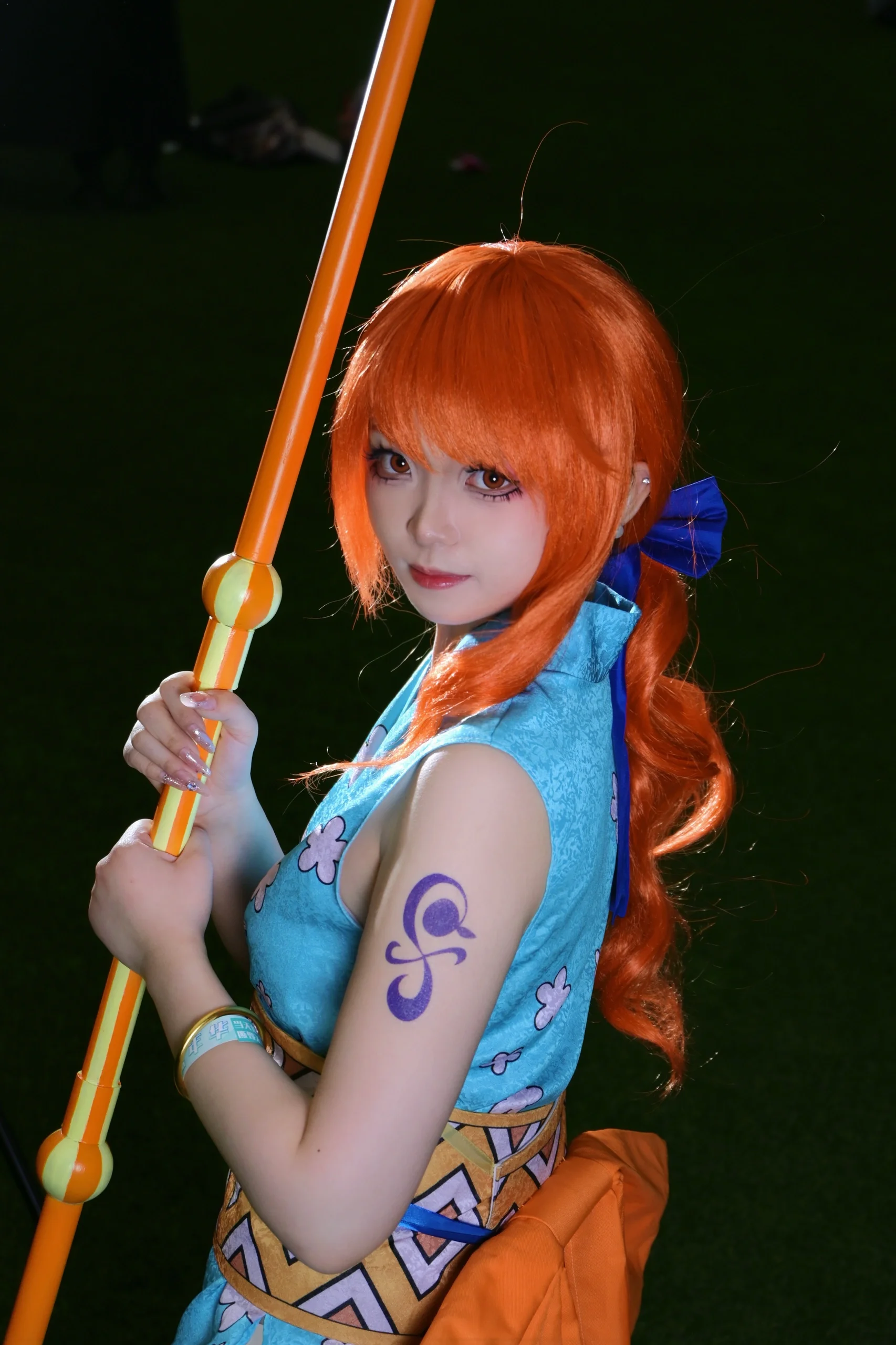【娜美cos】海贼王和之国篇，夏日草地的元气少女 - 第 1 张