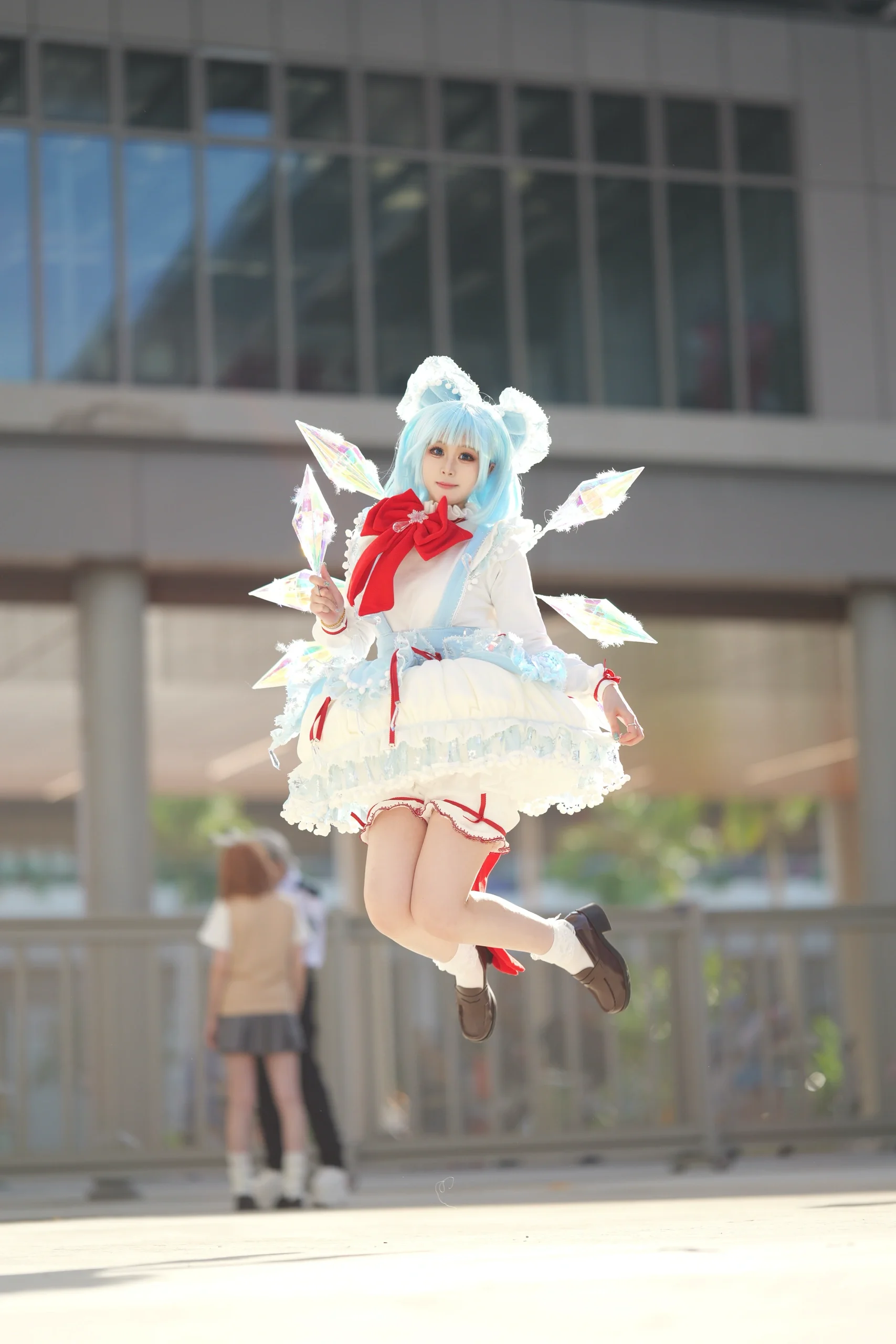 【琪露诺cos】东方project笨蛋起飞咯！环形宇宙的冰晶闪闪发光