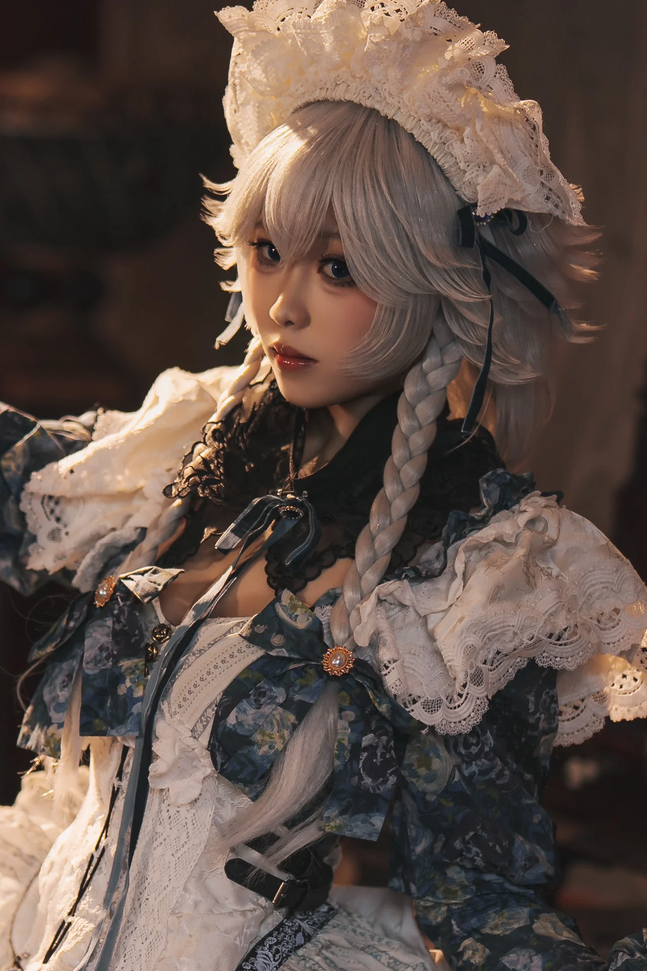 【十六夜咲夜cos】晚安，伴着怀表滴答声的静谧之夜 - 第 1 张