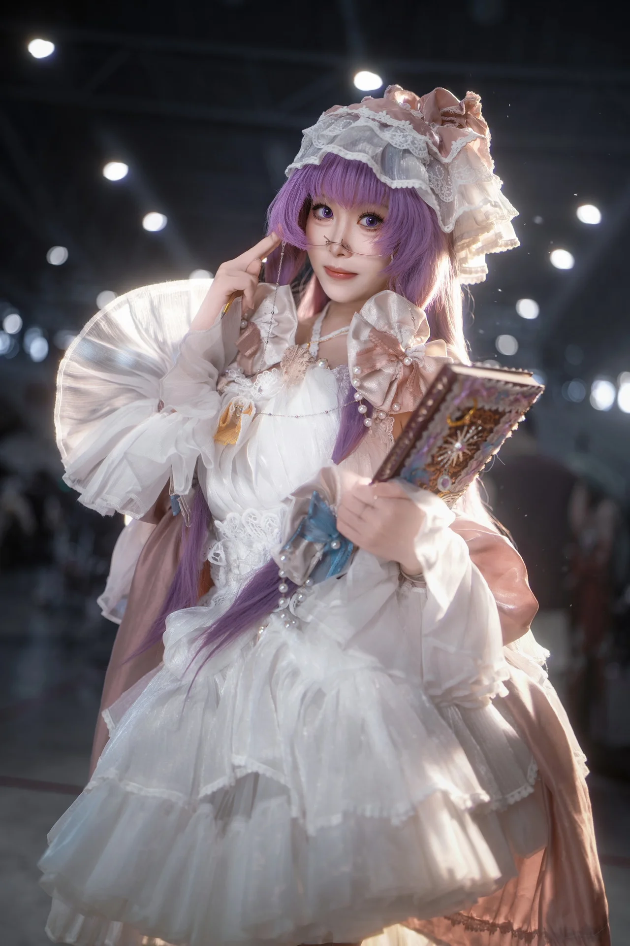 【帕秋莉cos】东方project的魔法图书馆，与小恶魔的惬意场照分享 - 第 5 张