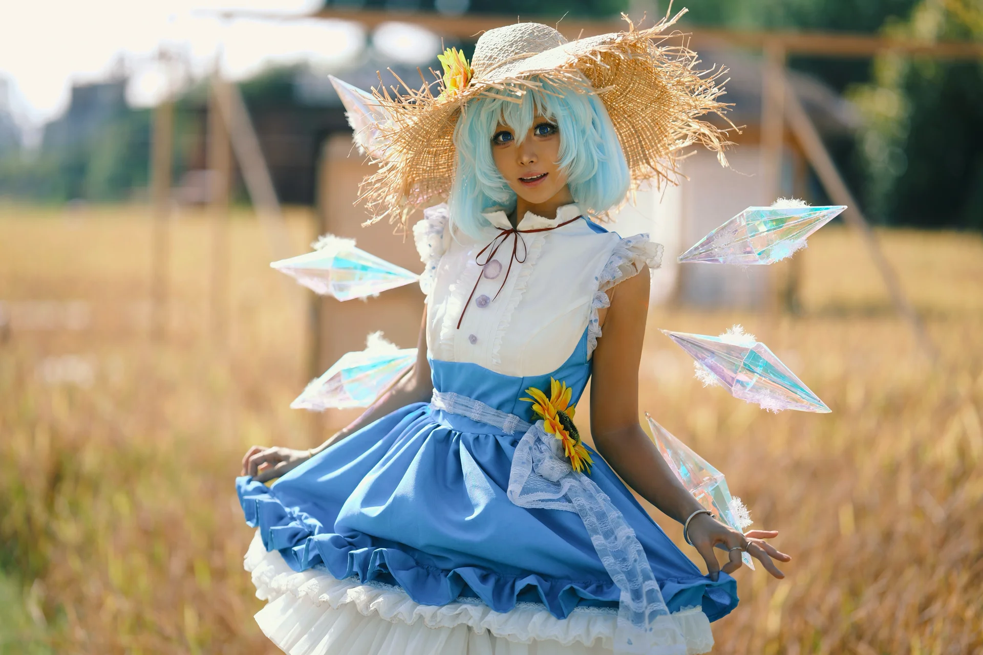 【琪露诺cos】烈日下的冰之妖精终于也扛不住阳光了