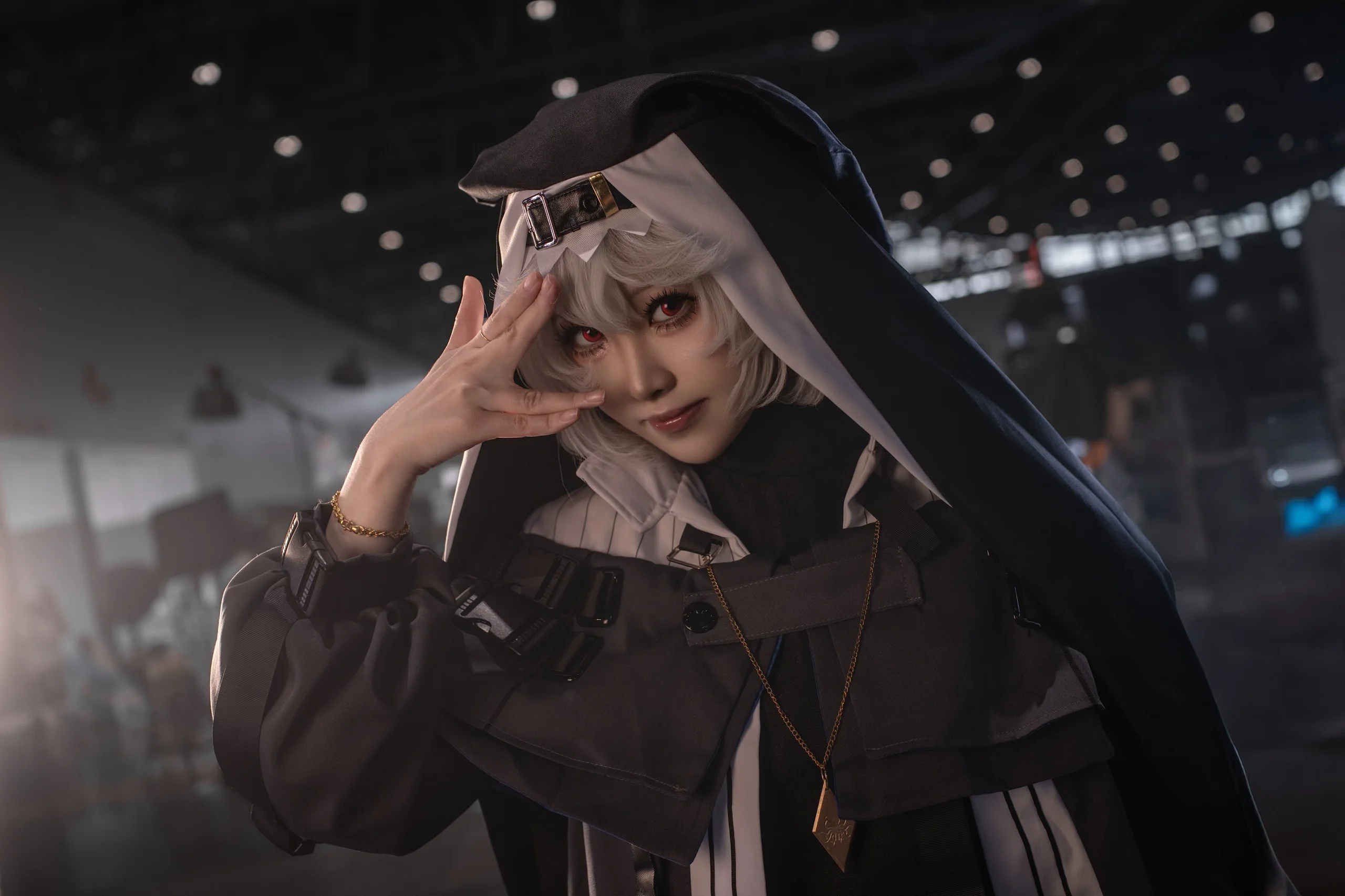 【幽灵鲨cos】明日方舟雅赛努斯复仇记，工业风场馆完成拍摄 - 第 4 张