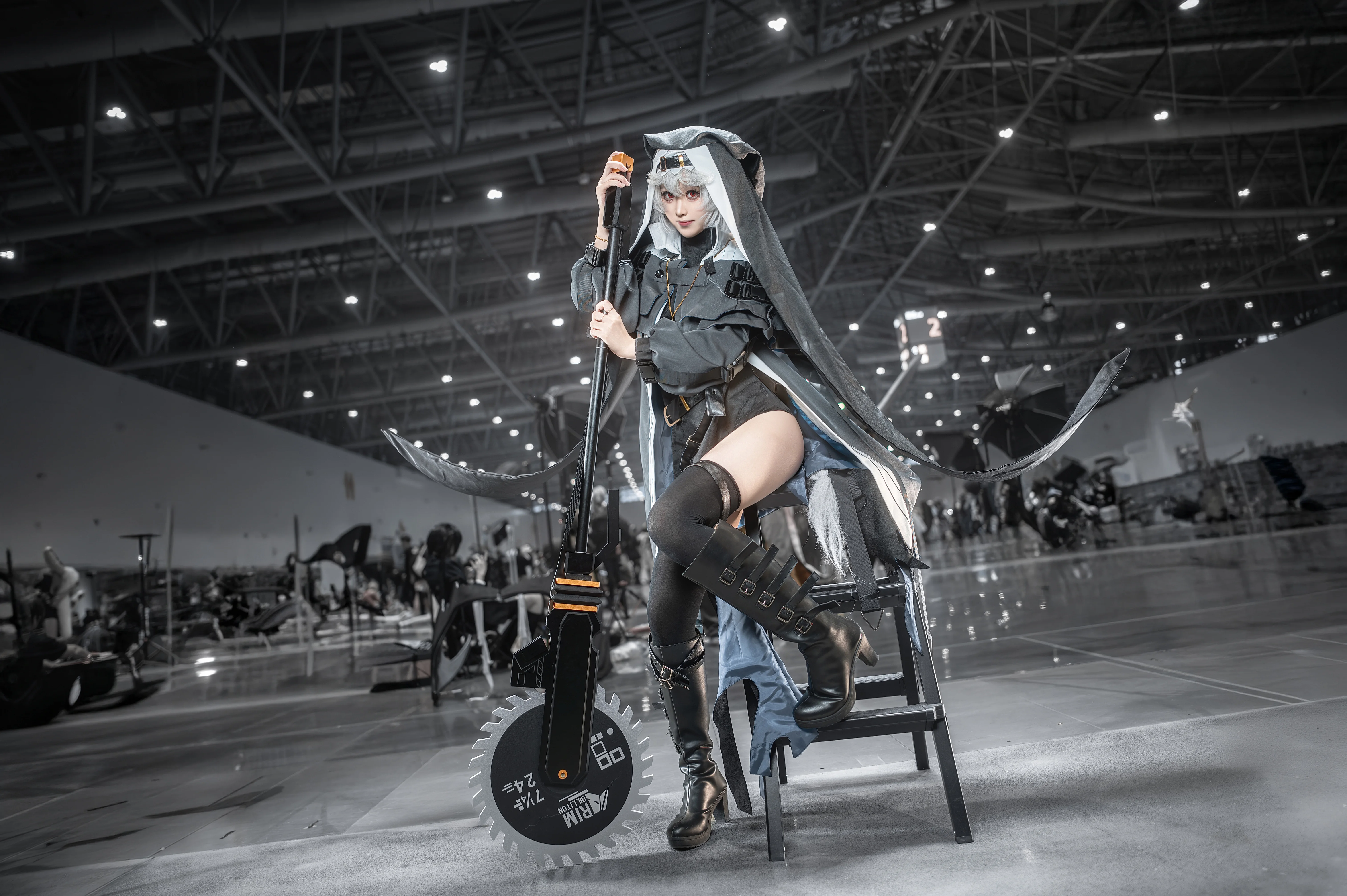 【幽灵鲨cos】明日方舟雅赛努斯复仇记中的电锯修女 - 第 3 张