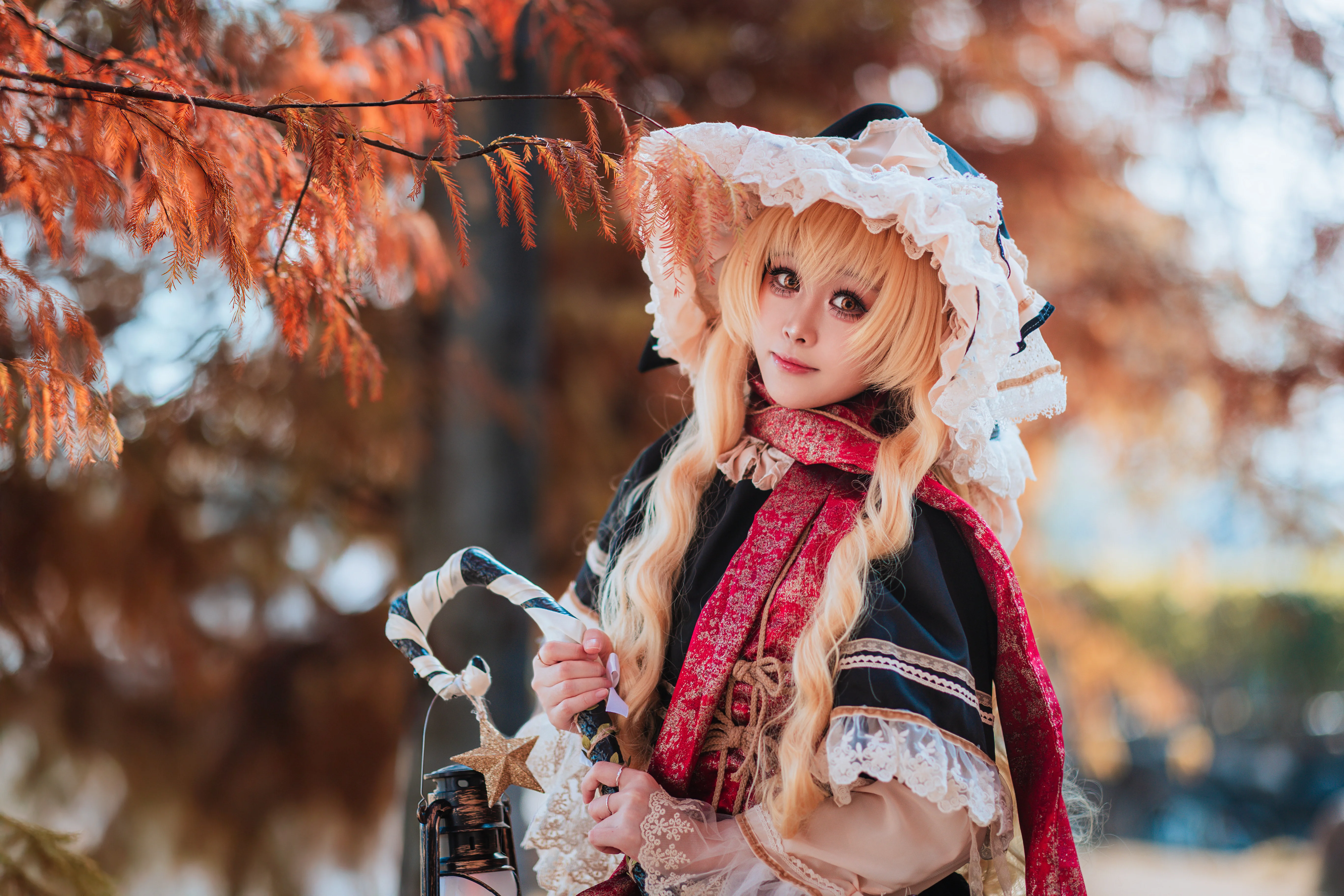 【雾雨魔理沙cos】落羽杉林中的魔法使 - 第 8 张