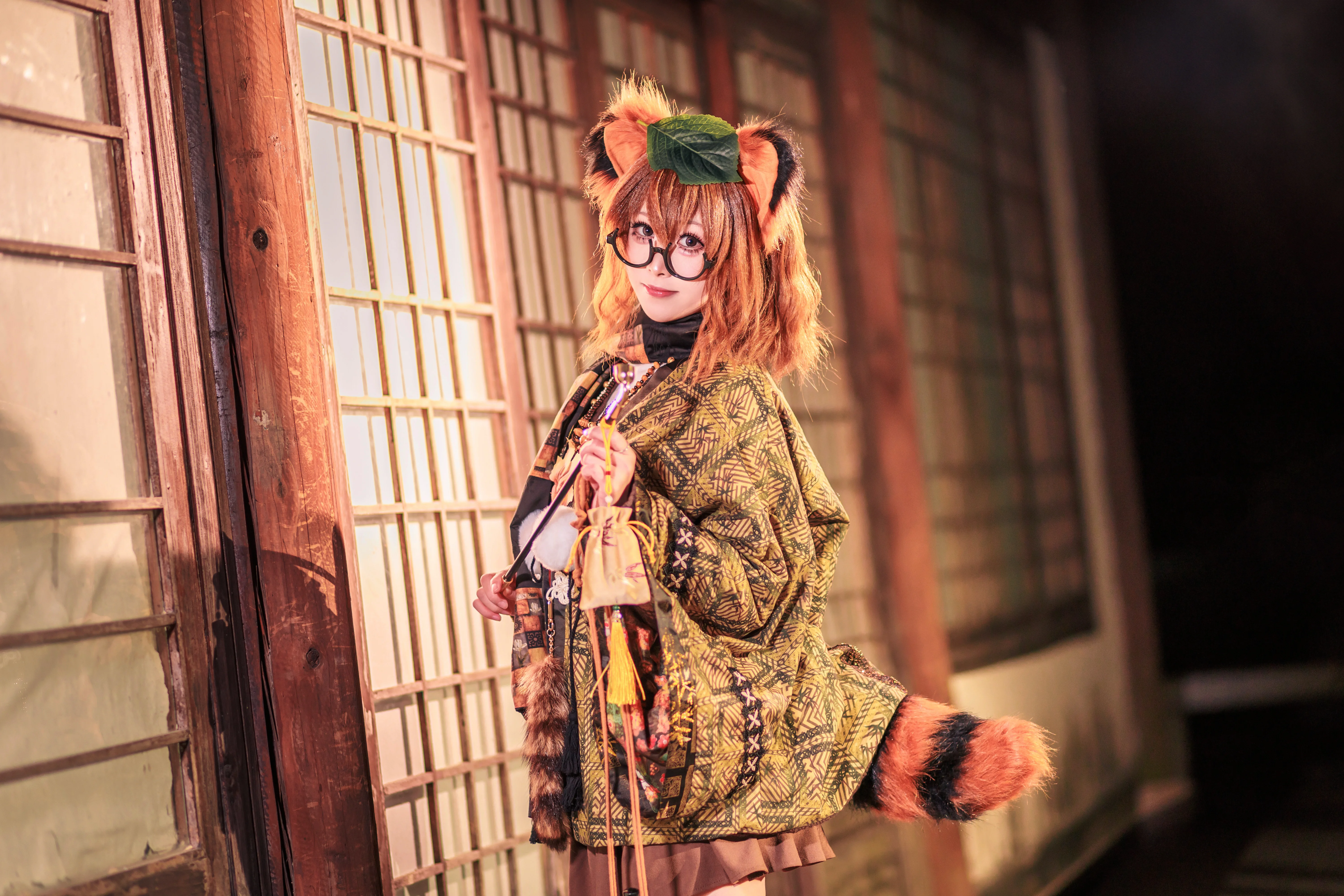 【东方project二岩猯藏cos】在日式庭院里圆了初中梦 - 第 3 张