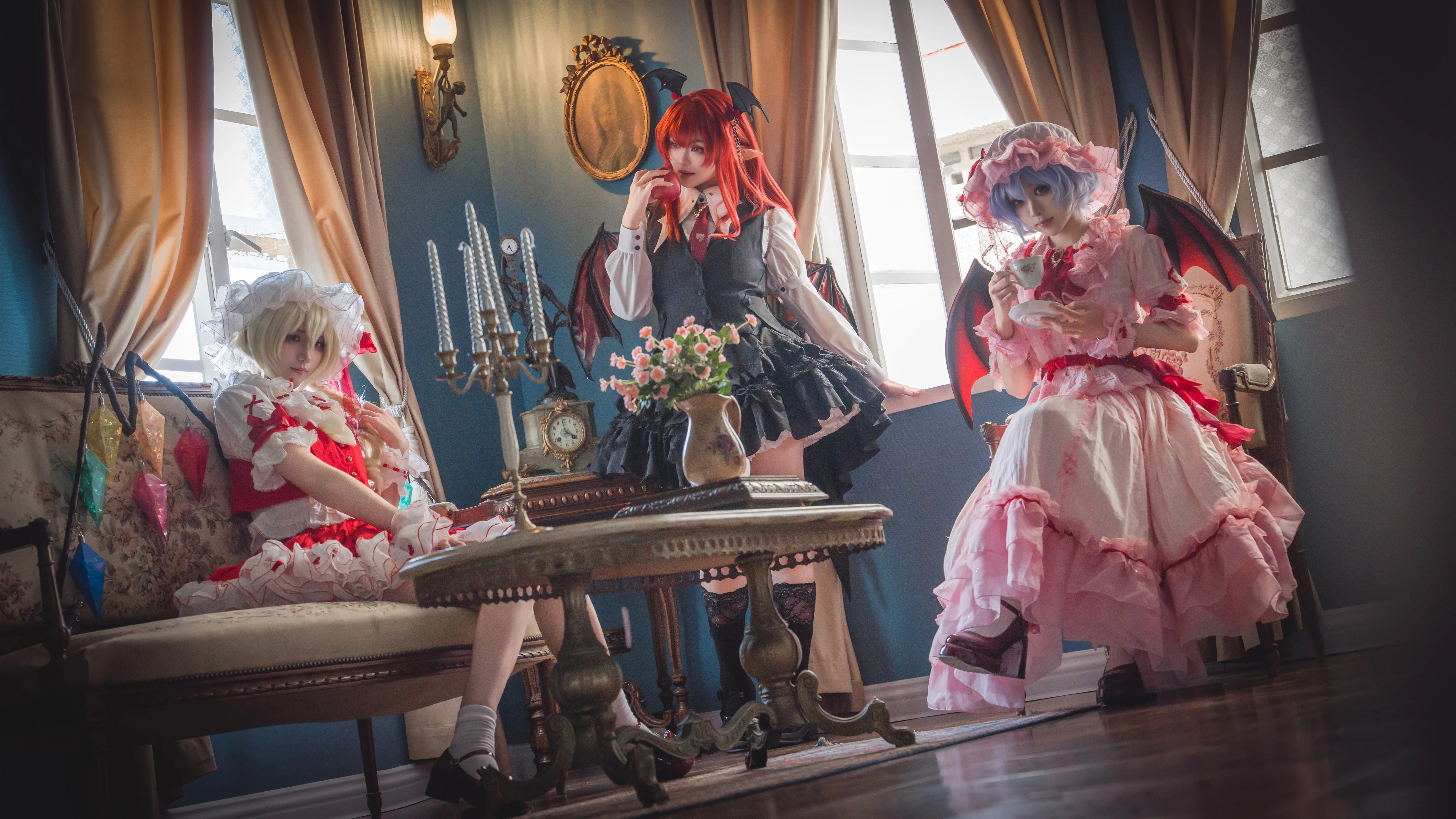 【蕾米莉亚cos】东方Project红魔馆的晚宴，首次团片记录 - 第 3 张