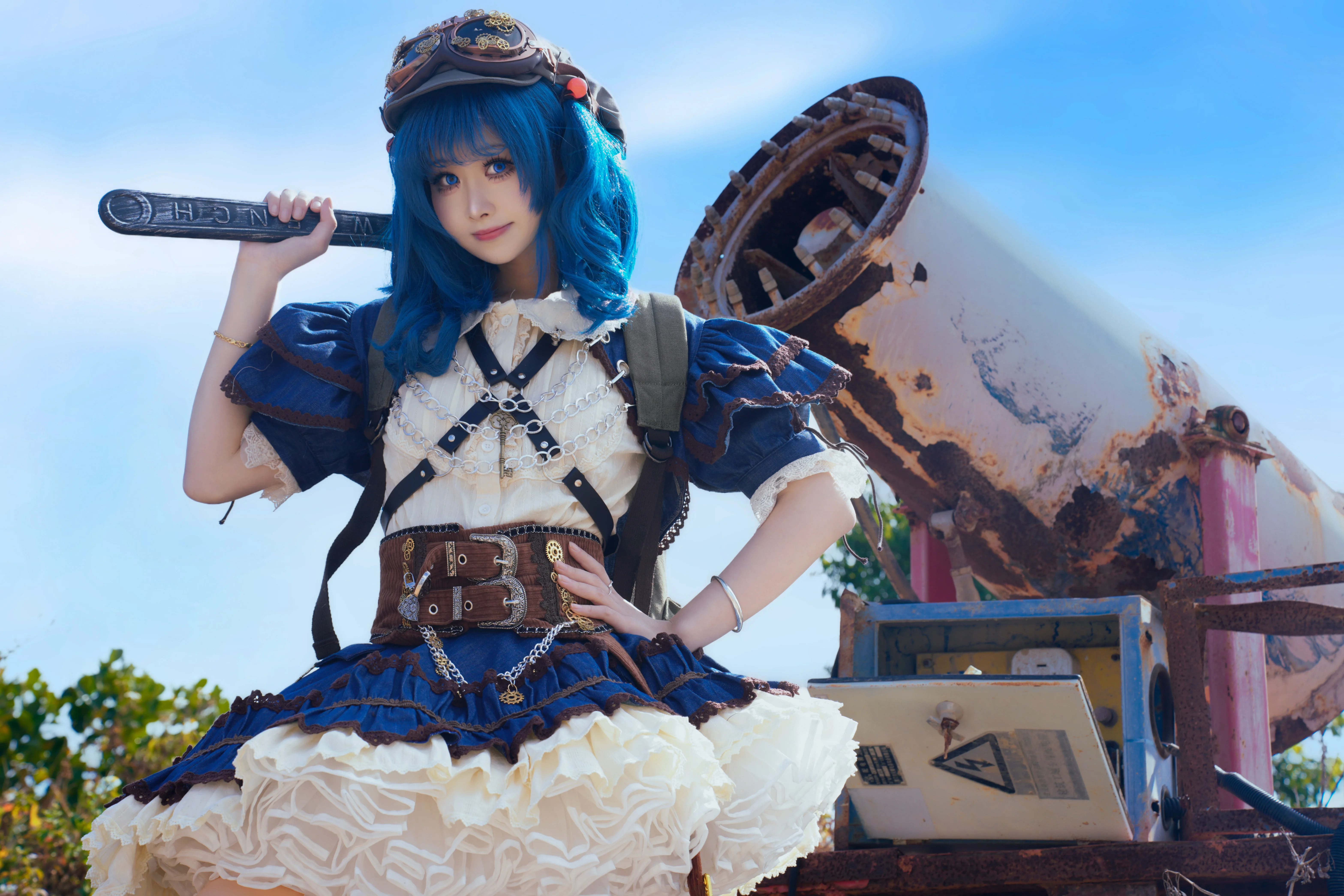 【河城荷取cos】化身东方Project河童重工硬核出工 - 第 4 张