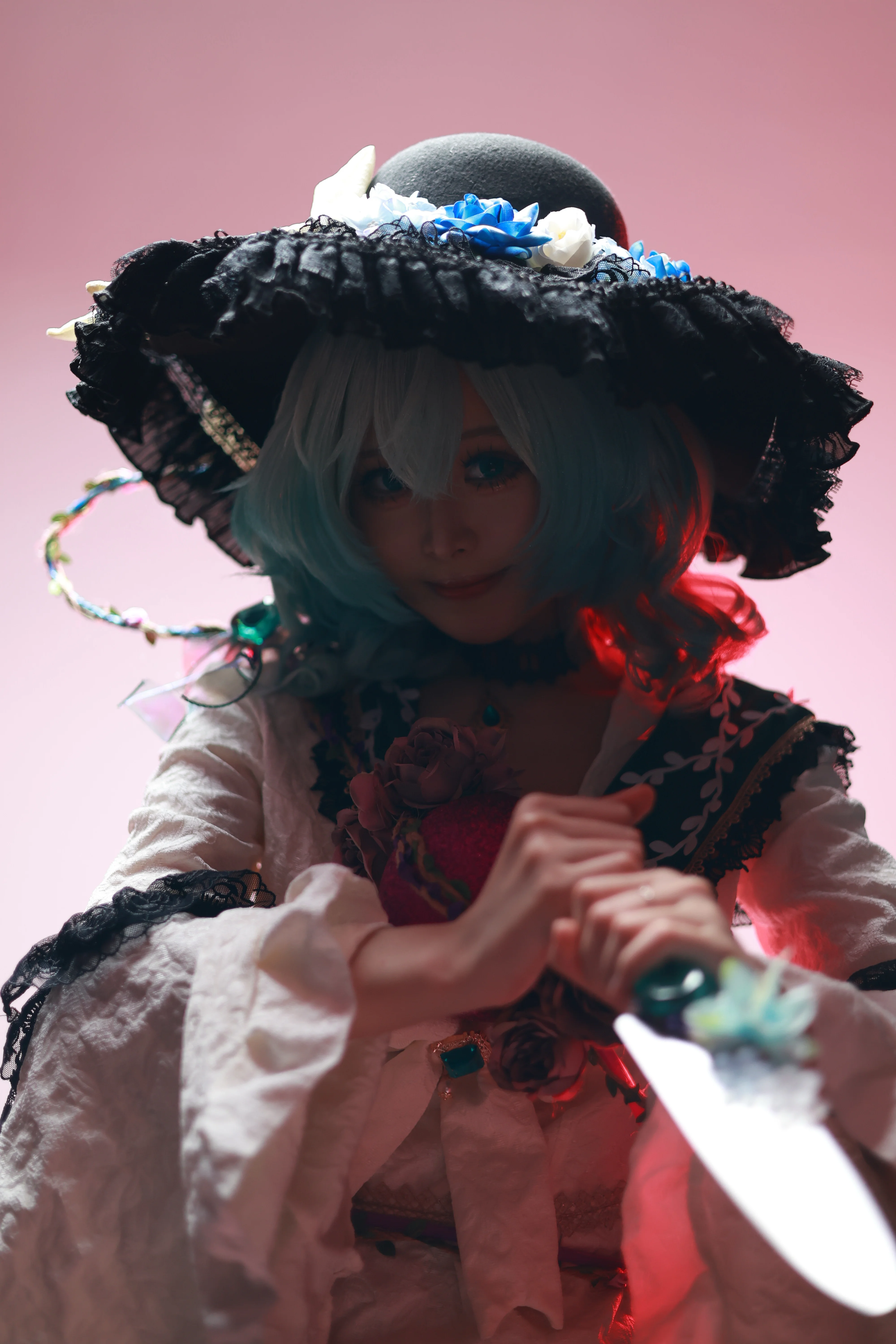【古明地恋cos】东方project恋恋日的薄荷绿复古定格 - 第 9 张
