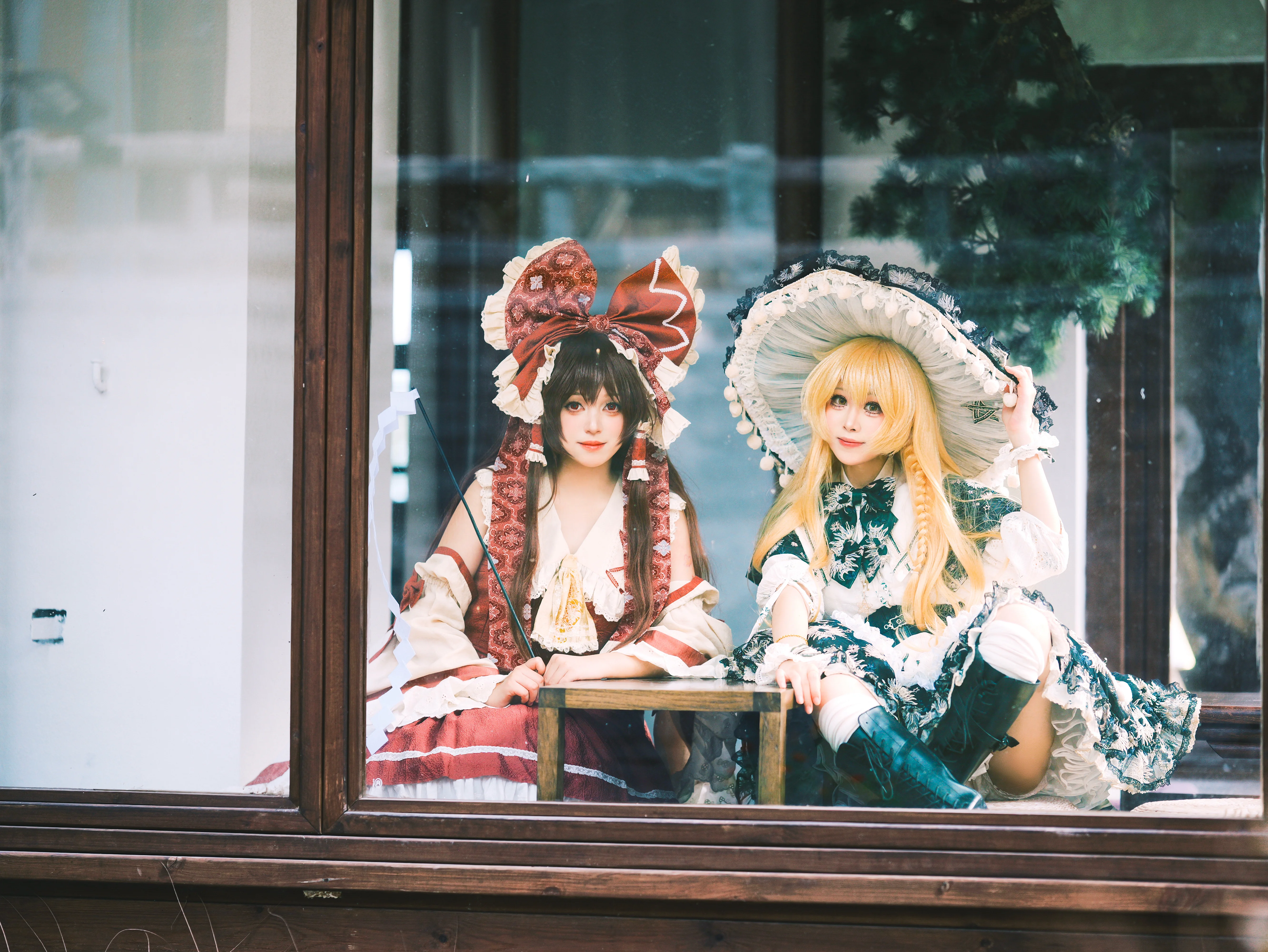 【主角组cos】东方project的石阶与洋装，搭档的夏日出游 - 第 3 张