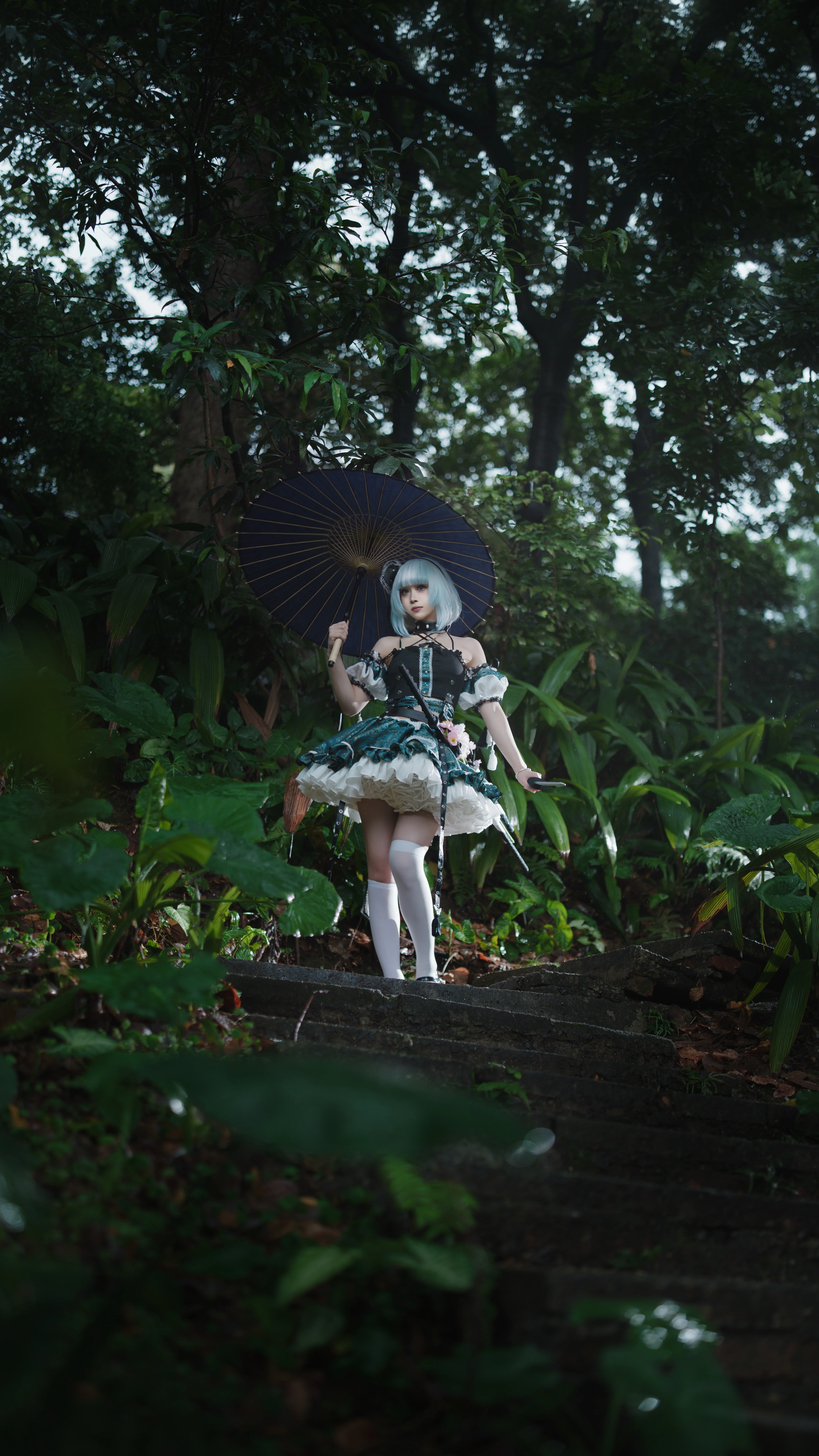 【魂魄妖梦cos】东方project，暴雨中拍摄的静谧之景 - 第 3 张