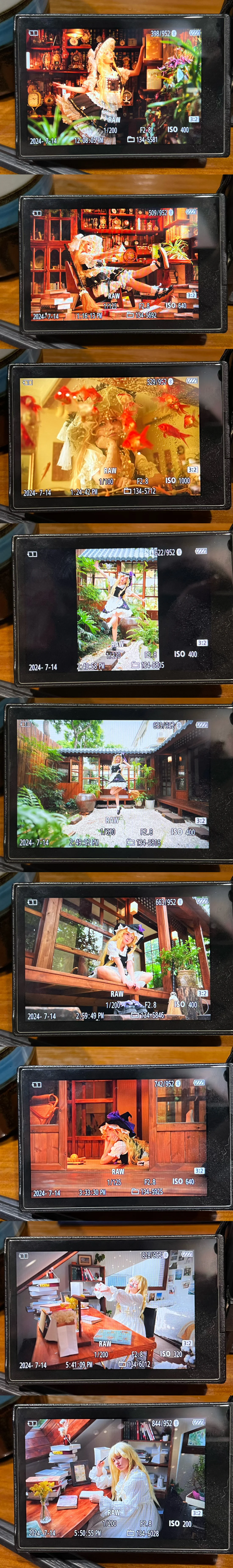 【雾雨魔理沙cos】东方Project三套造型一日拍完，累并快乐着 - 第 3 张