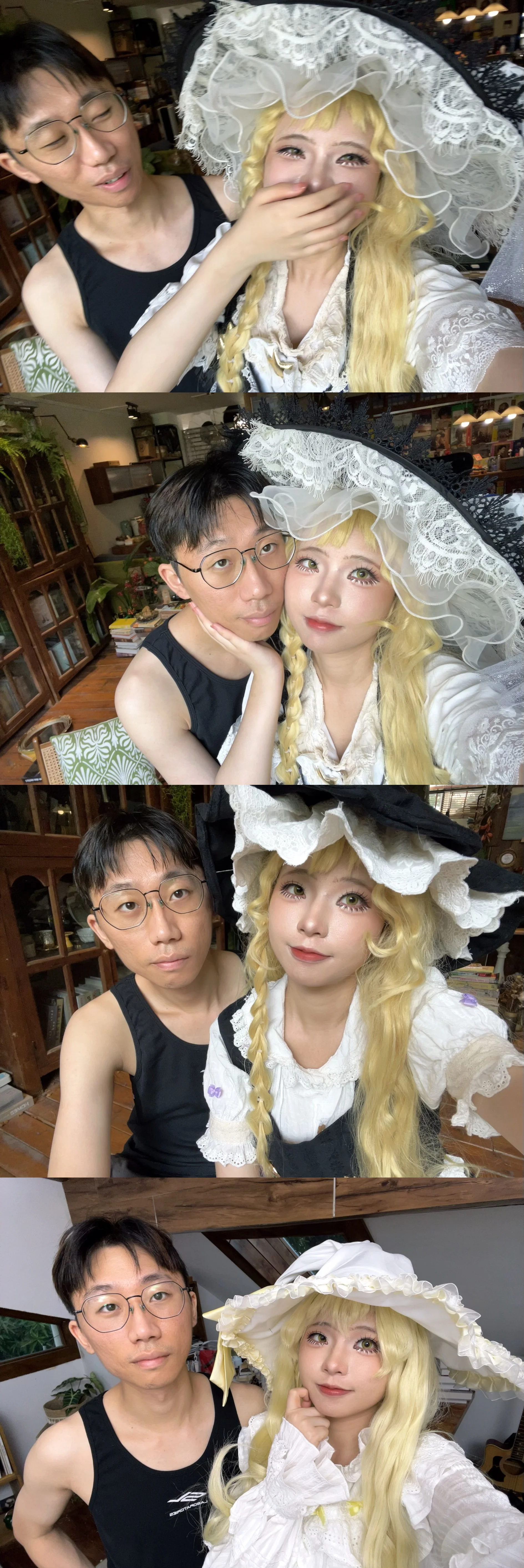 【雾雨魔理沙cos】东方Project三套造型一日拍完，累并快乐着 - 第 5 张