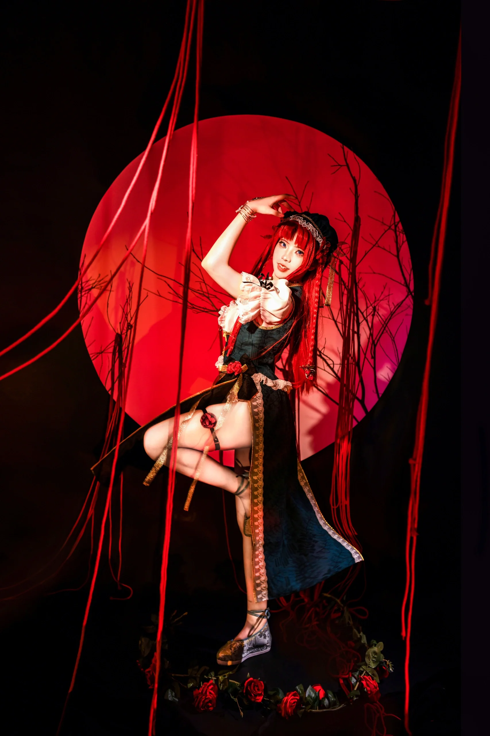 【红美铃cos】东方Project的红雾与门卫，正片布景预告