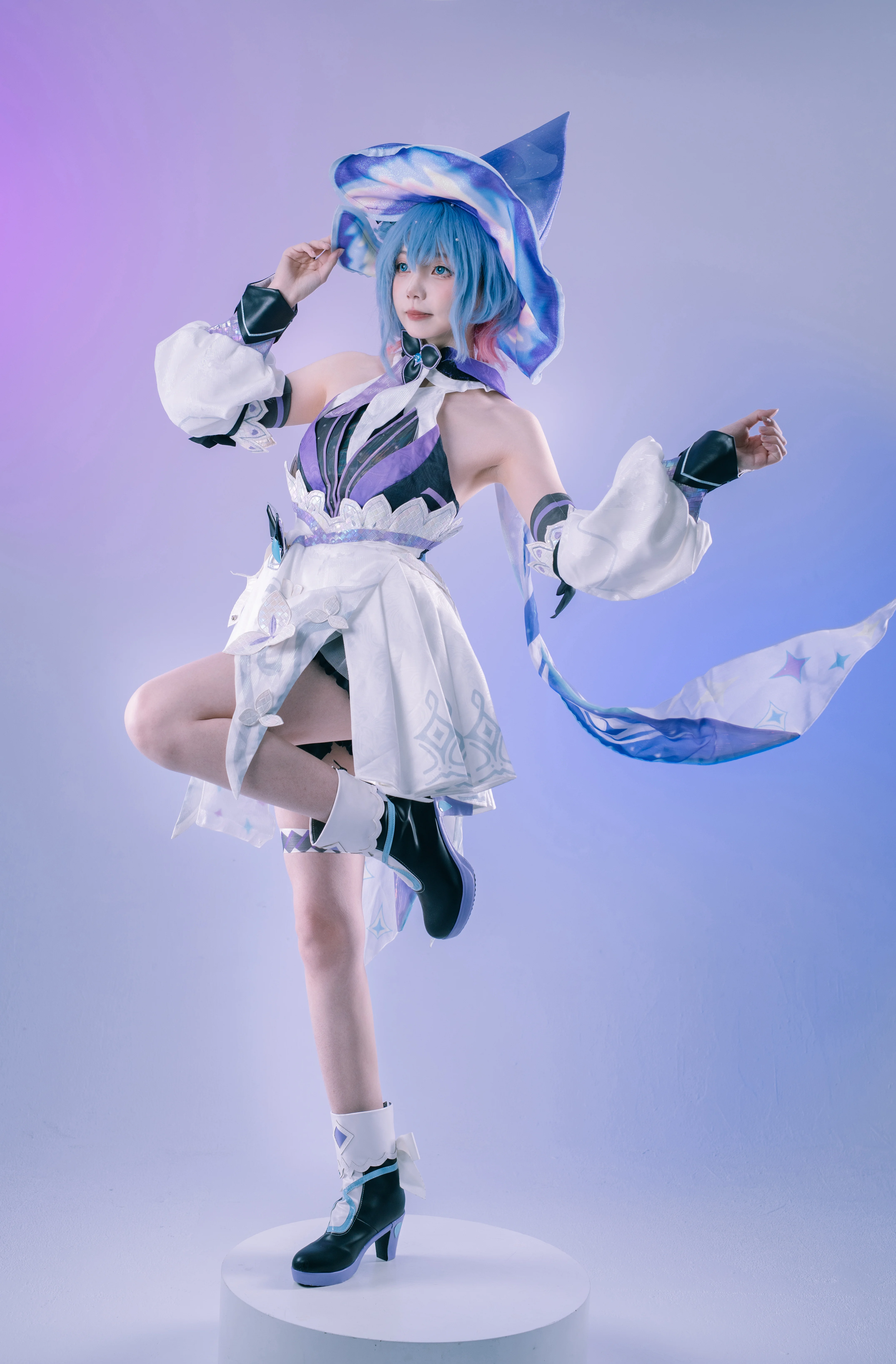 小乔cos 王者荣耀时之魔女白棚正片