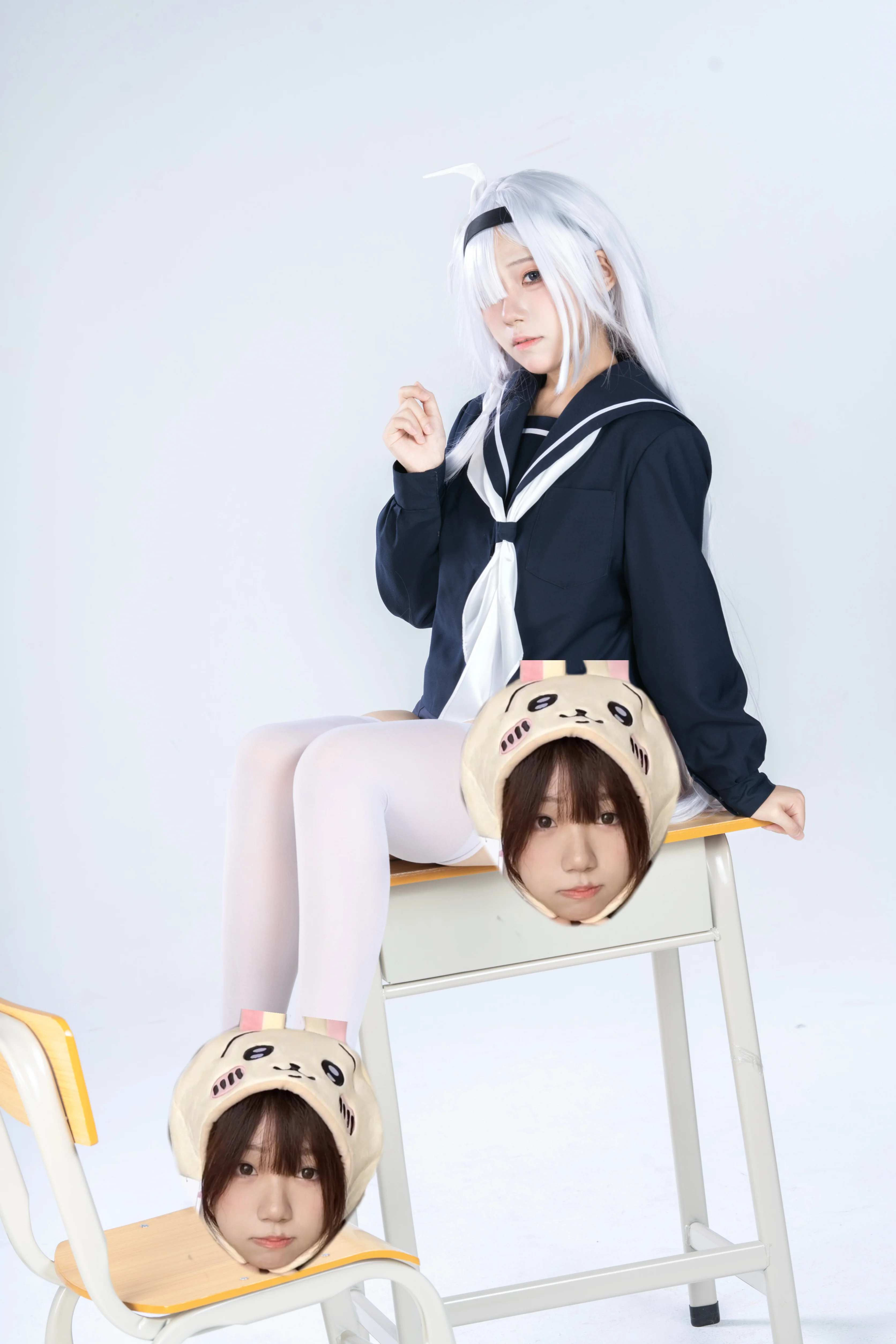 【普拉娜cos】白色棚拍里的清澈感与俏皮反转