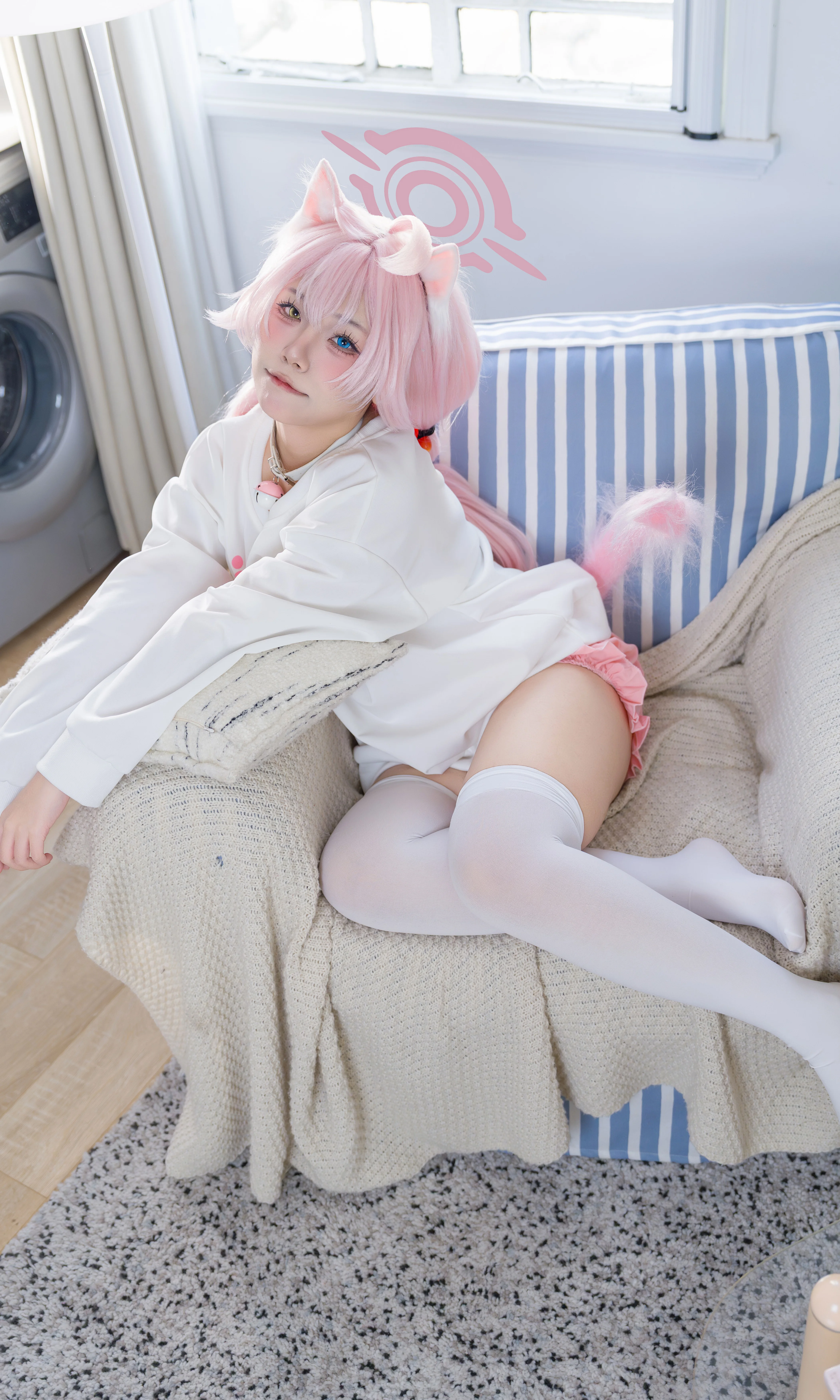 【小鸟游星野cos】蔚蓝档案的居家慵懒猫系日常 - 第 2 张