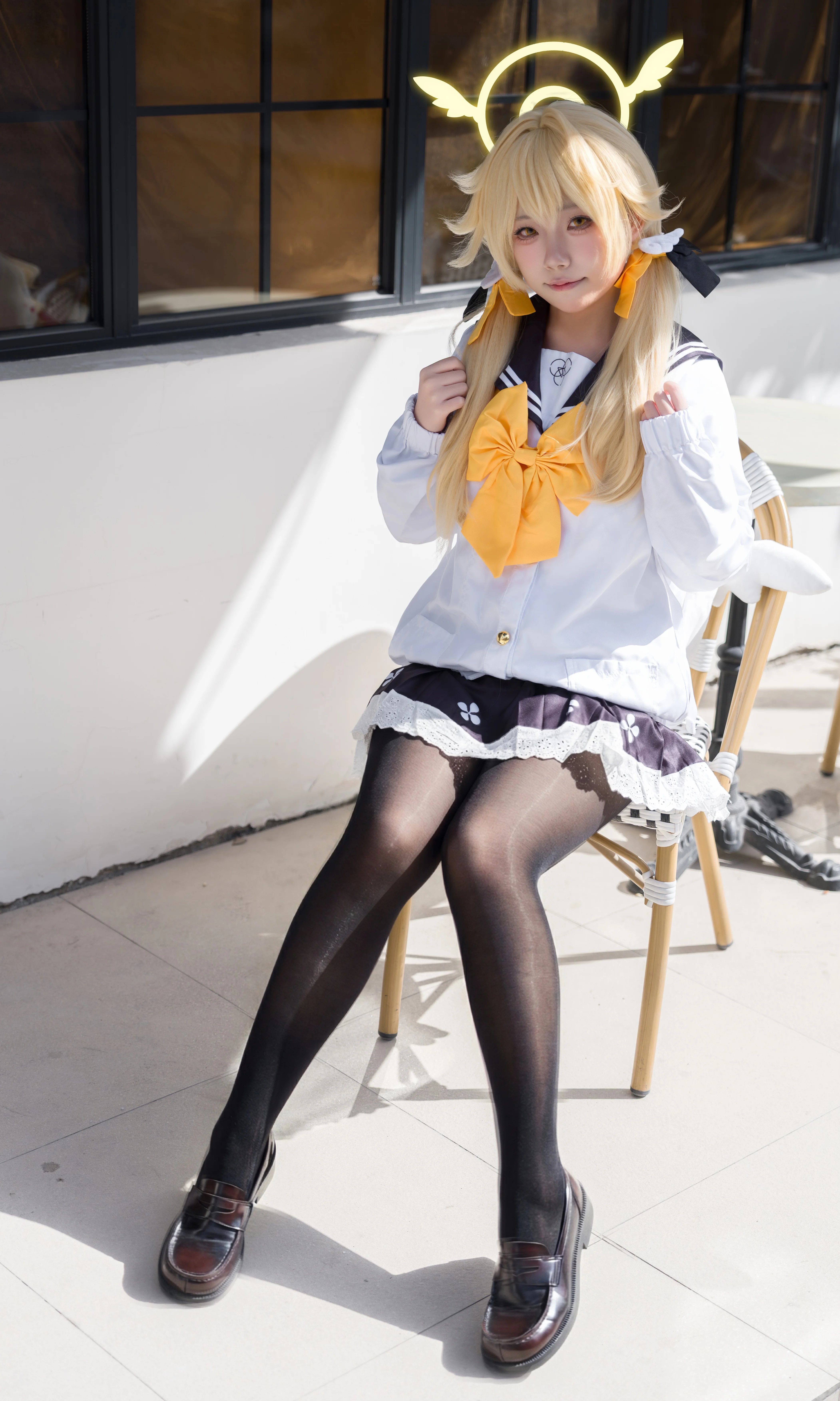 【日富美cos】蔚蓝档案里与佩洛洛大人的阳光日常 - 第 2 张