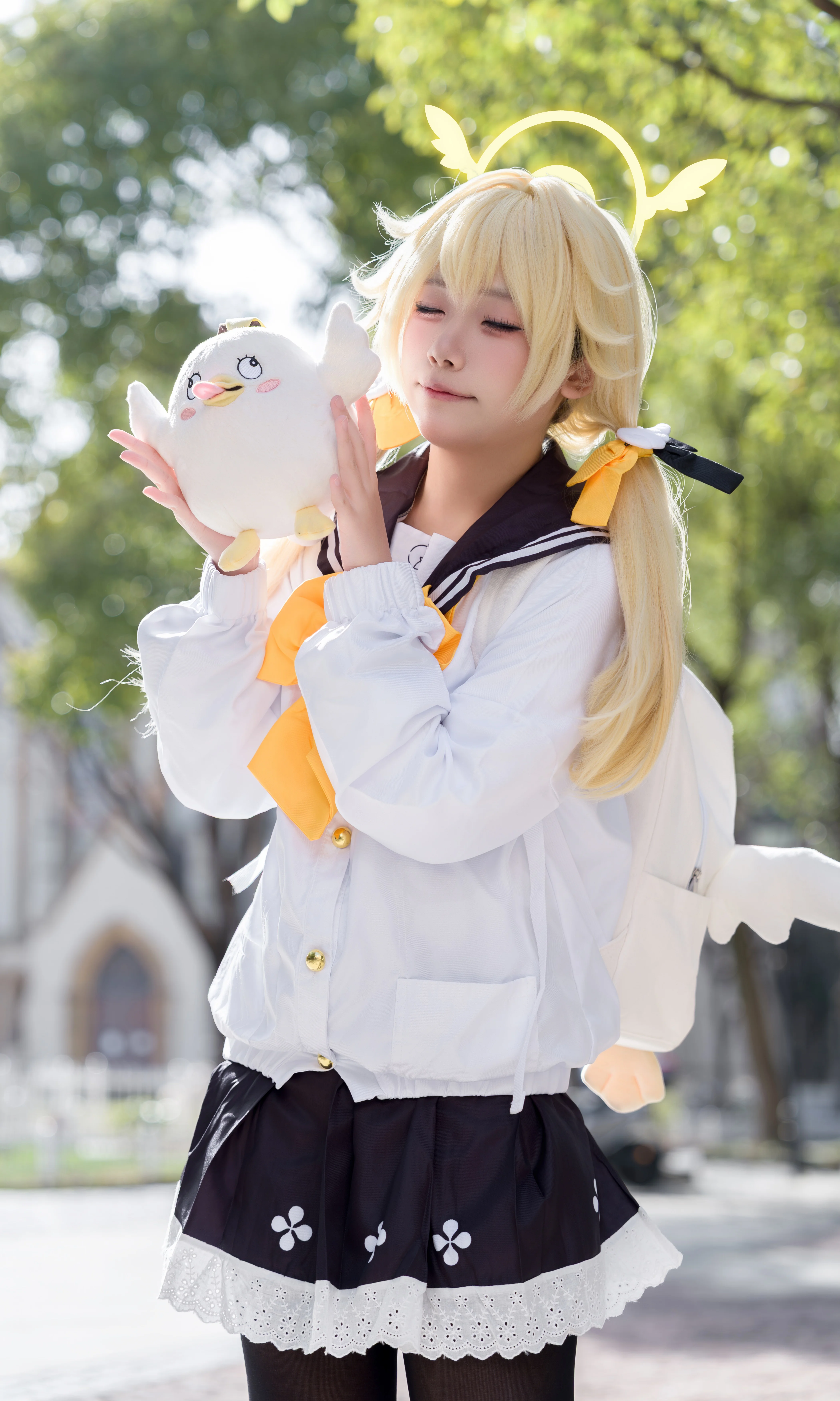 【日富美cos】蔚蓝档案里与佩洛洛大人的阳光日常 - 第 3 张