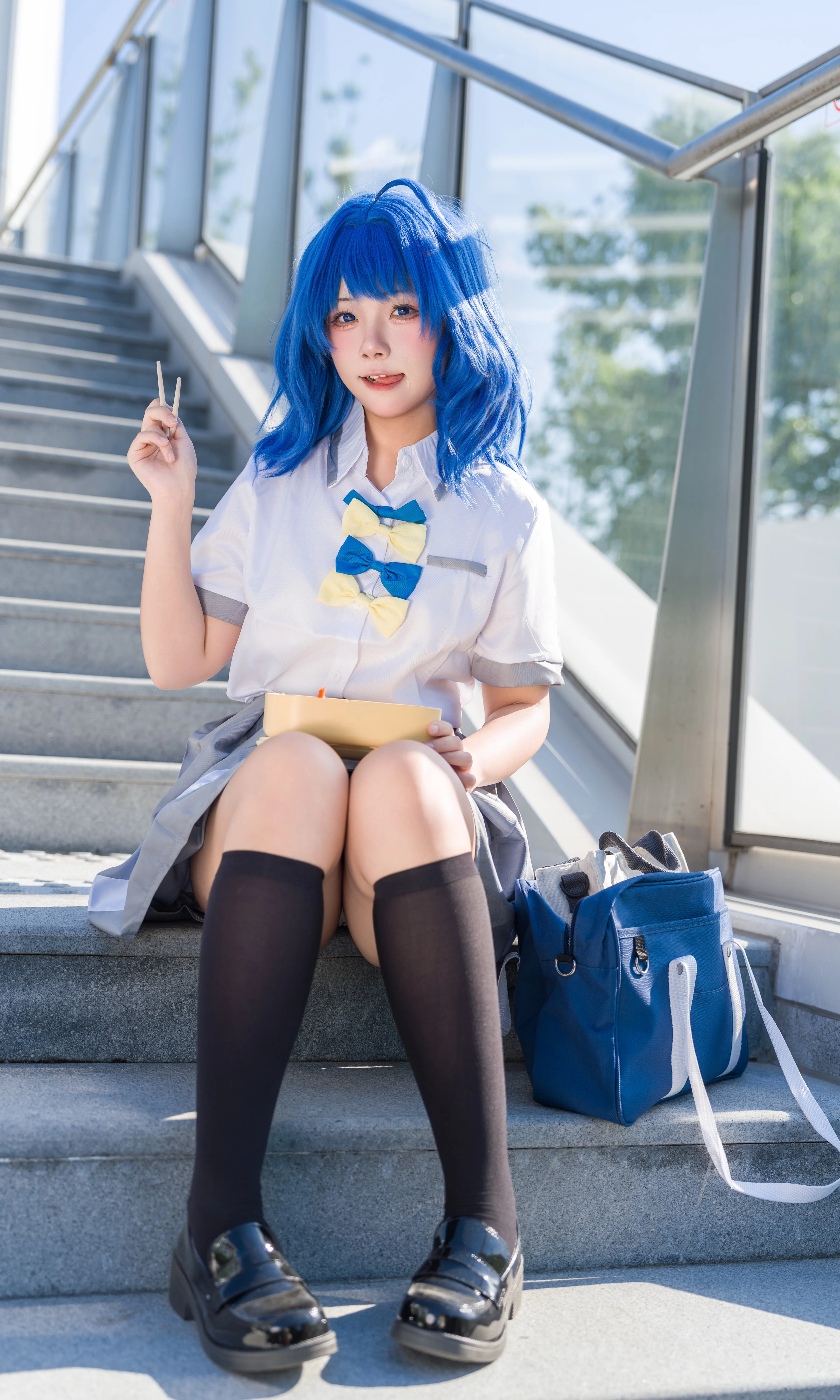 [Yanami Anna cosplay] Too Many Losing Heroines! An Energetic Moment in Bento Time - Image 1