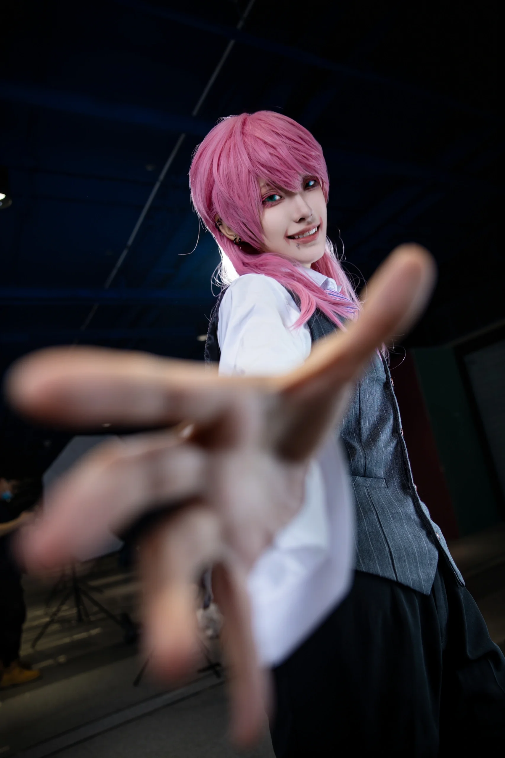 【三途春千夜コスプレ】北京北投アニメフェスティバルのイベント写真、このピンク髪の悪役はちょっと狂気じみている - 3 枚目