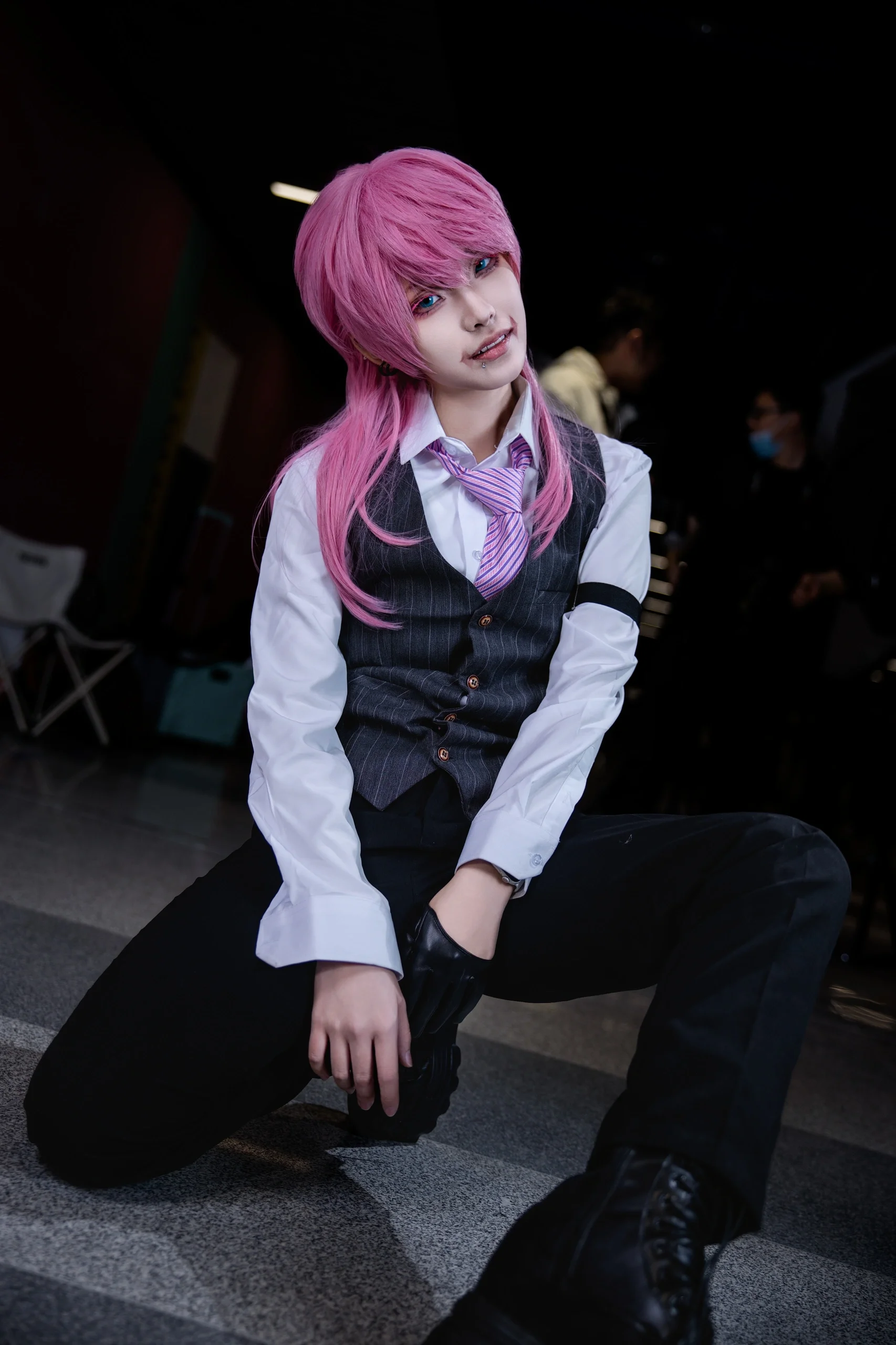 【三途春千夜コスプレ】北京北投アニメフェスティバルのイベント写真、このピンク髪の悪役はちょっと狂気じみている - 6 枚目
