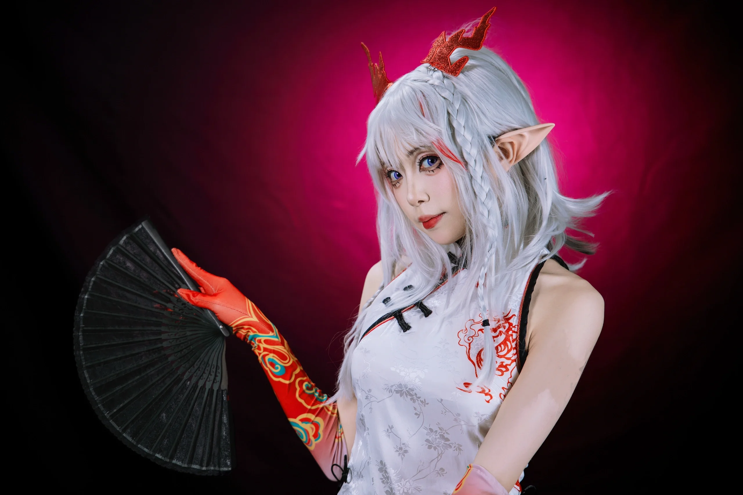 【年（龙女）cos】国风旗袍的红白碰撞，北京IJoy漫展实录 - 第 2 张