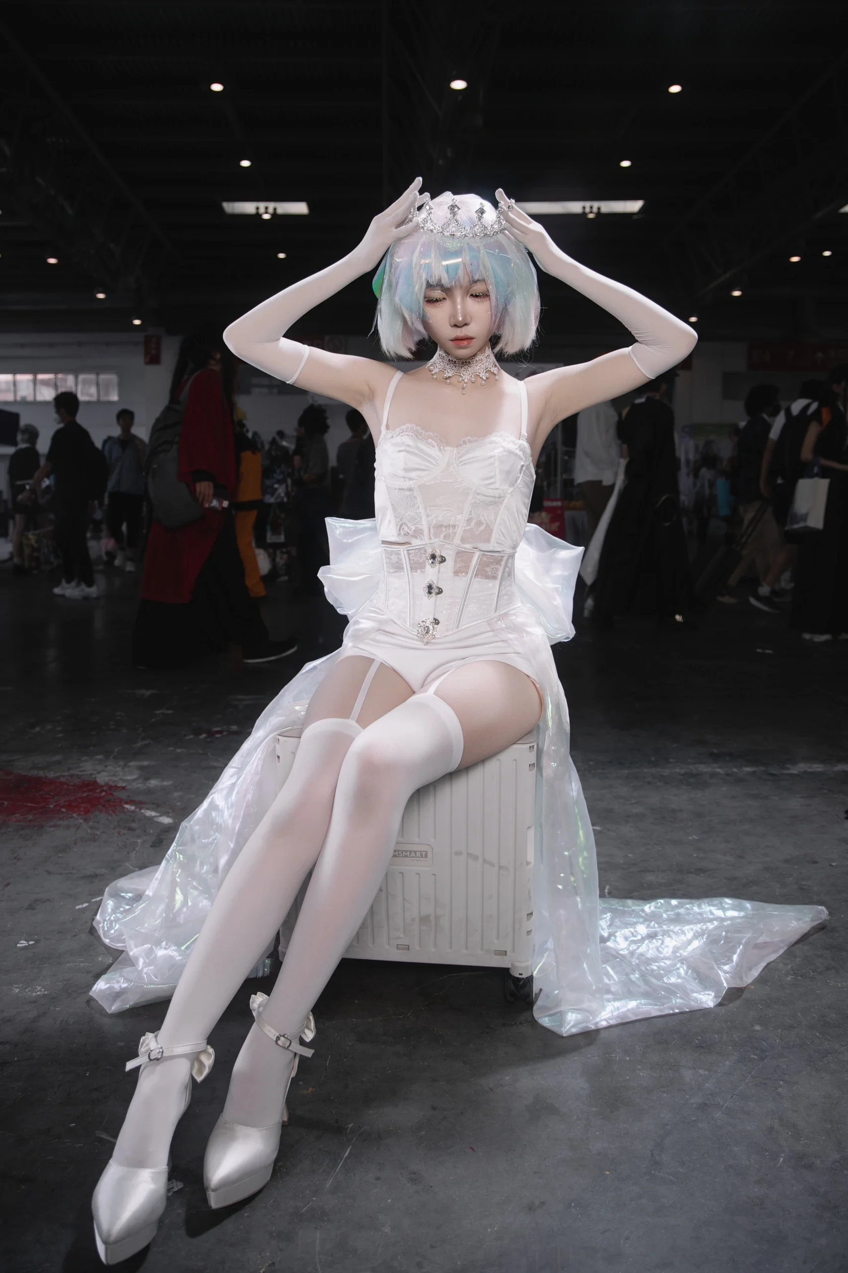 【宝石之国花嫁cos】这套婚纱质感有点绝 - 第 1 张