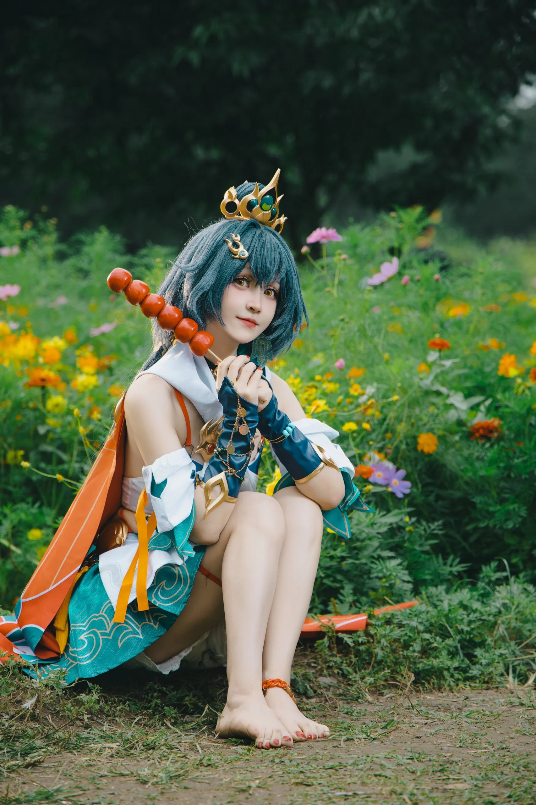 【云璃cos】圆明园夏日里的糖葫芦与书香 - 第 2 张