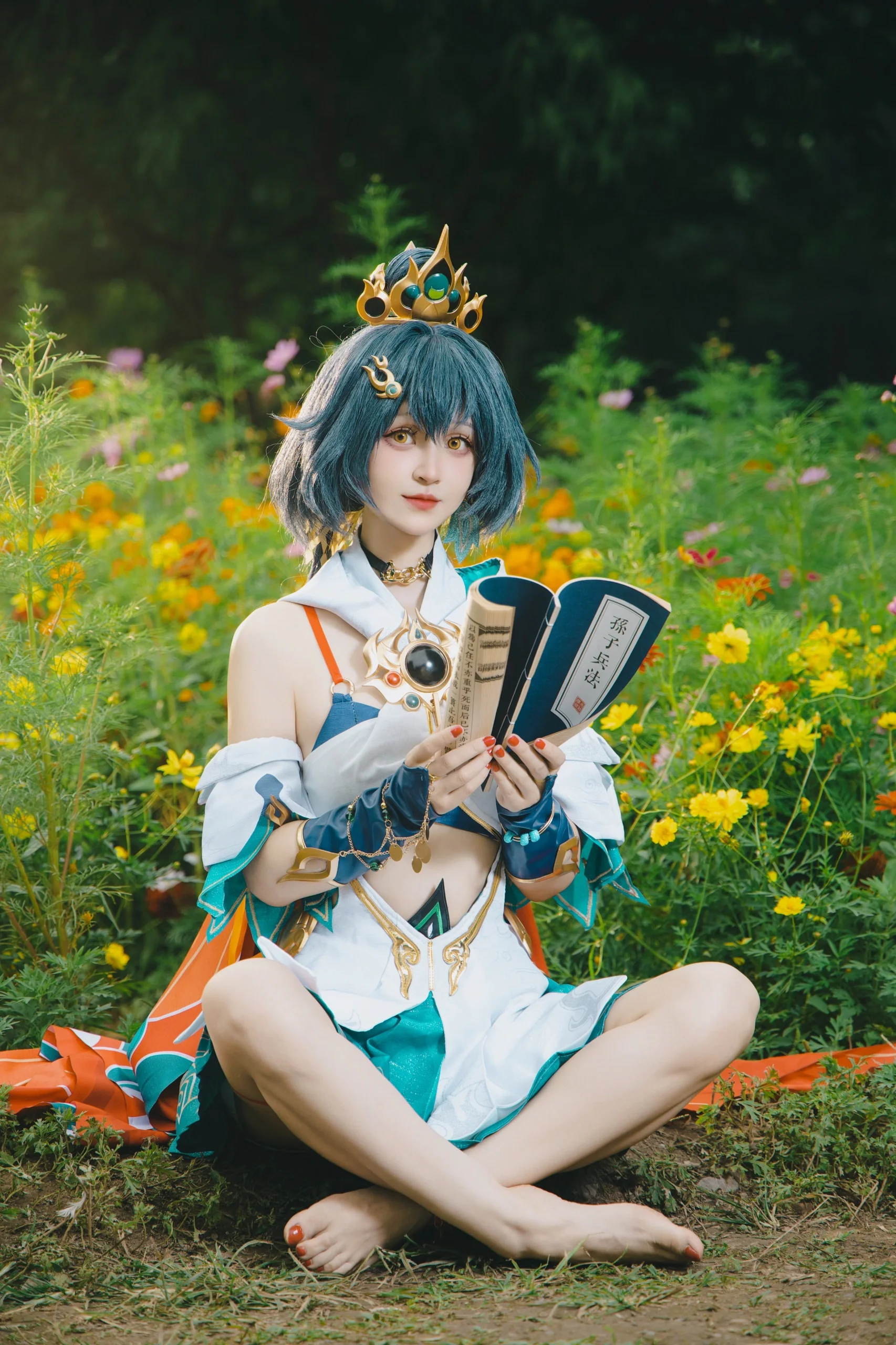 【云璃cos】圆明园夏日里的糖葫芦与书香 - 第 3 张