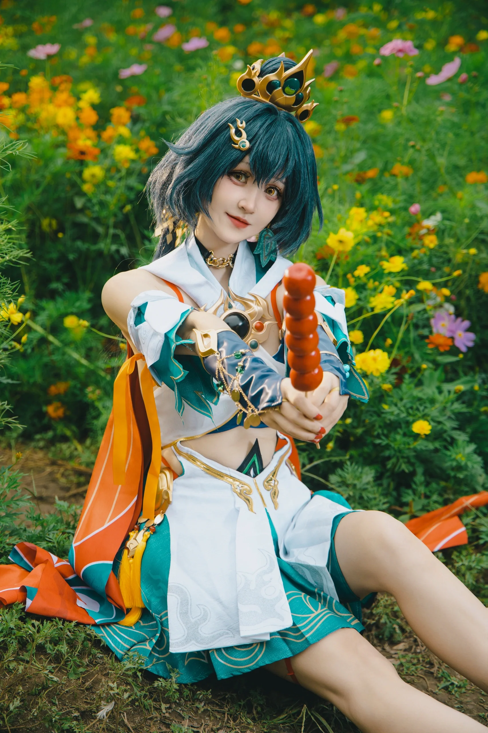 【云璃cos】圆明园夏日里的糖葫芦与书香 - 第 4 张