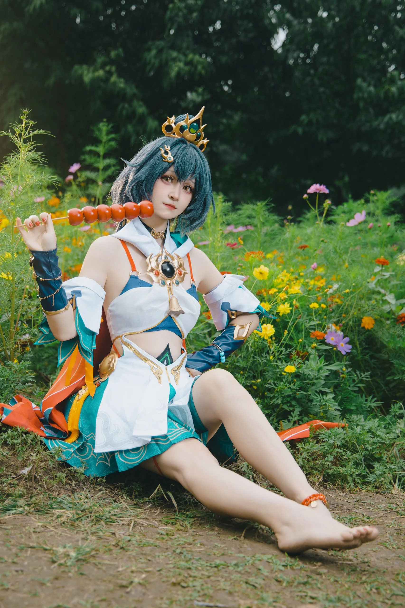【云璃cos】圆明园夏日里的糖葫芦与书香 - 第 5 张