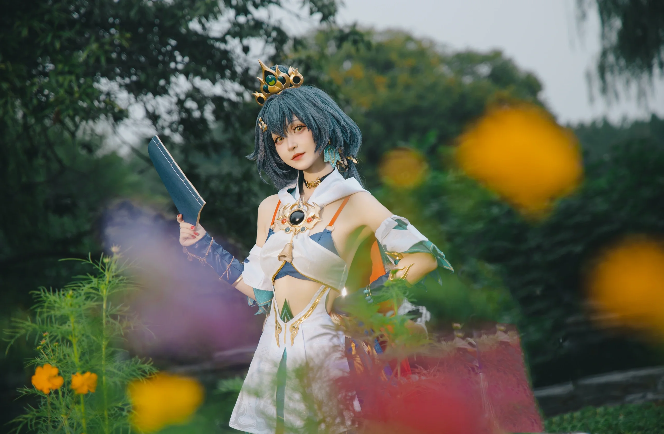 【云璃cos】圆明园夏日里的糖葫芦与书香 - 第 7 张