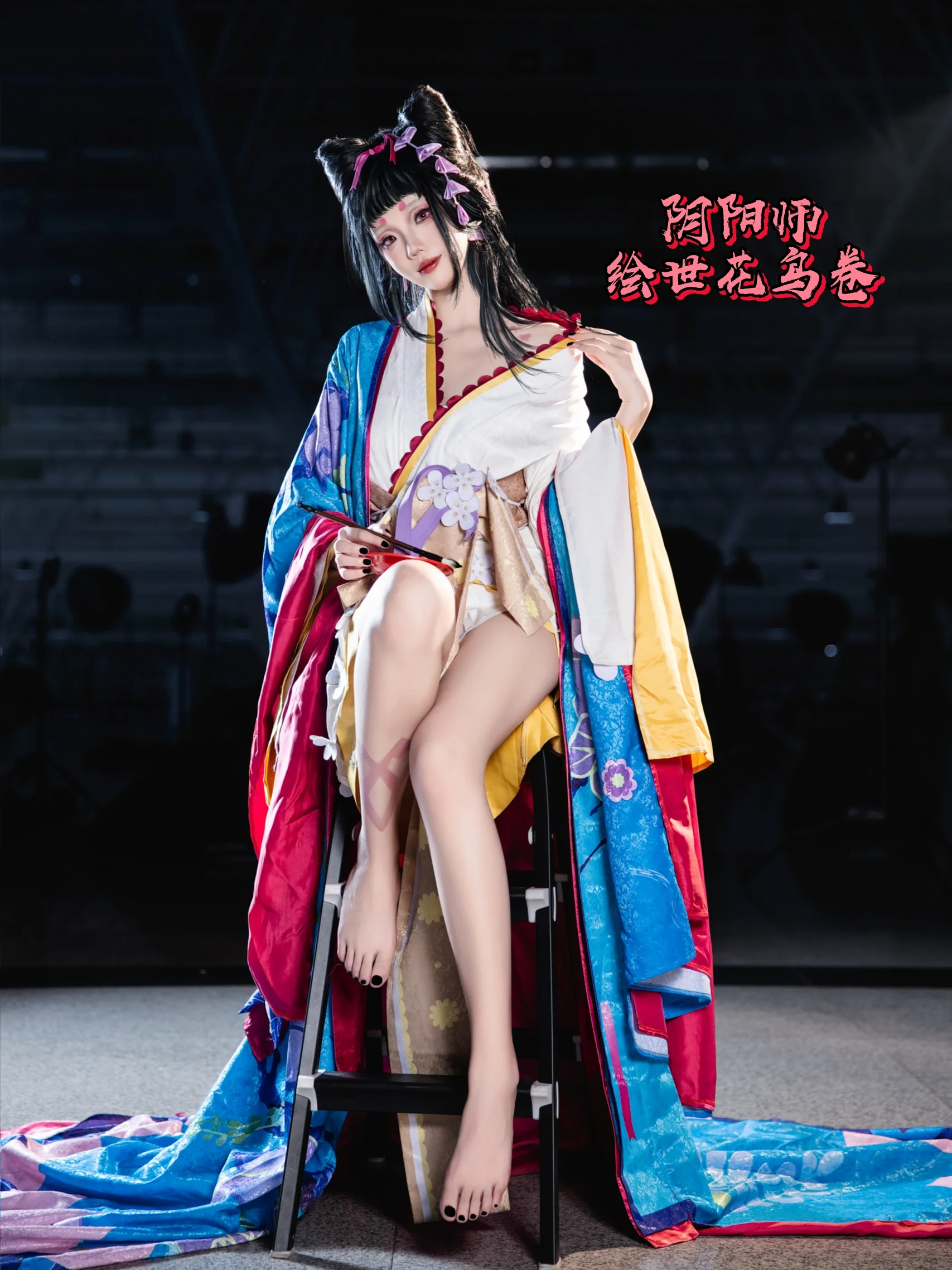 【绘世花鸟卷cos】阴阳师画卷中的灵动之姿，济南漫展场照记录 - 第 1 张