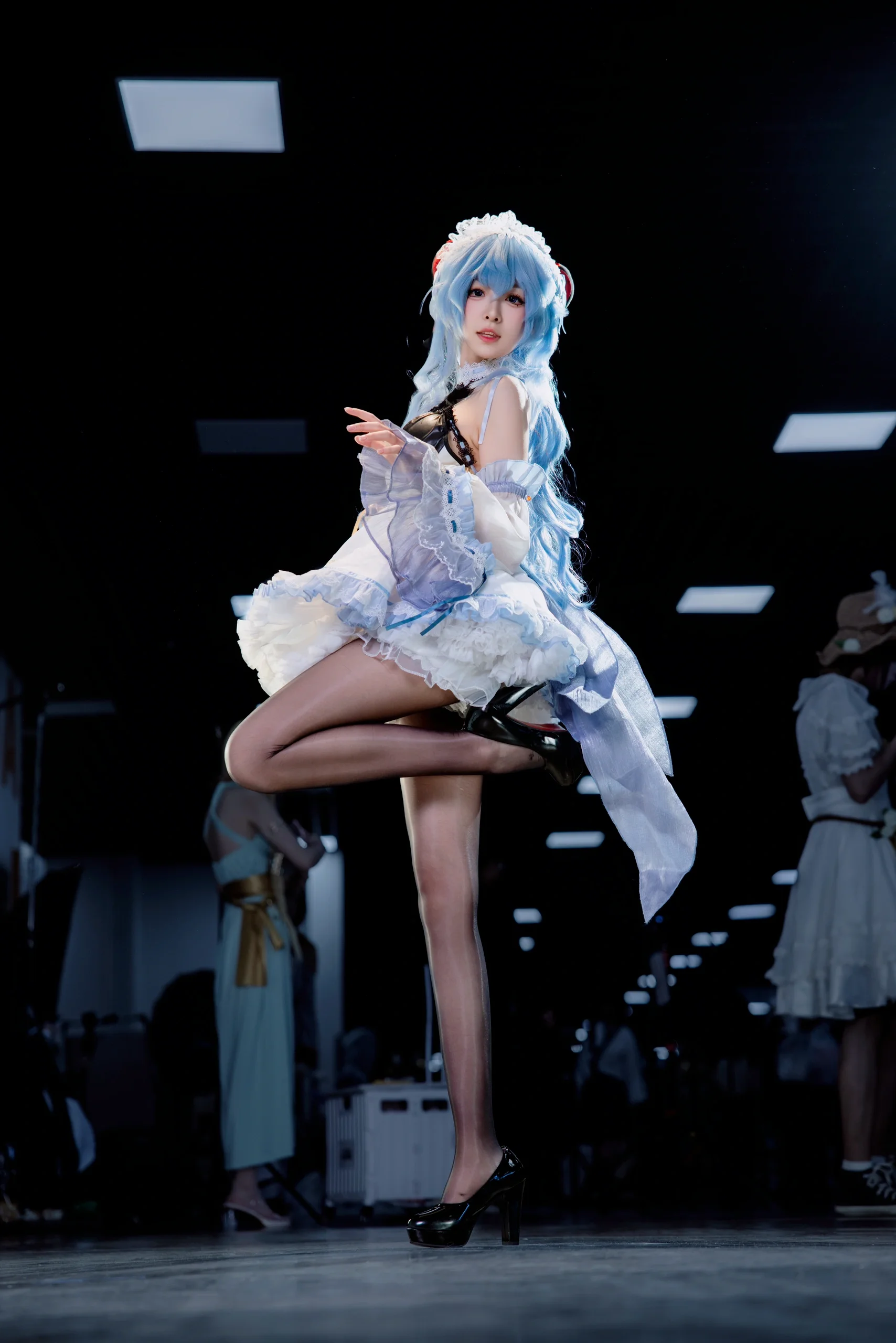【甘雨cos】IJOY漫展场照分享，无道具站姿也能拍出大长腿 - 第 4 张