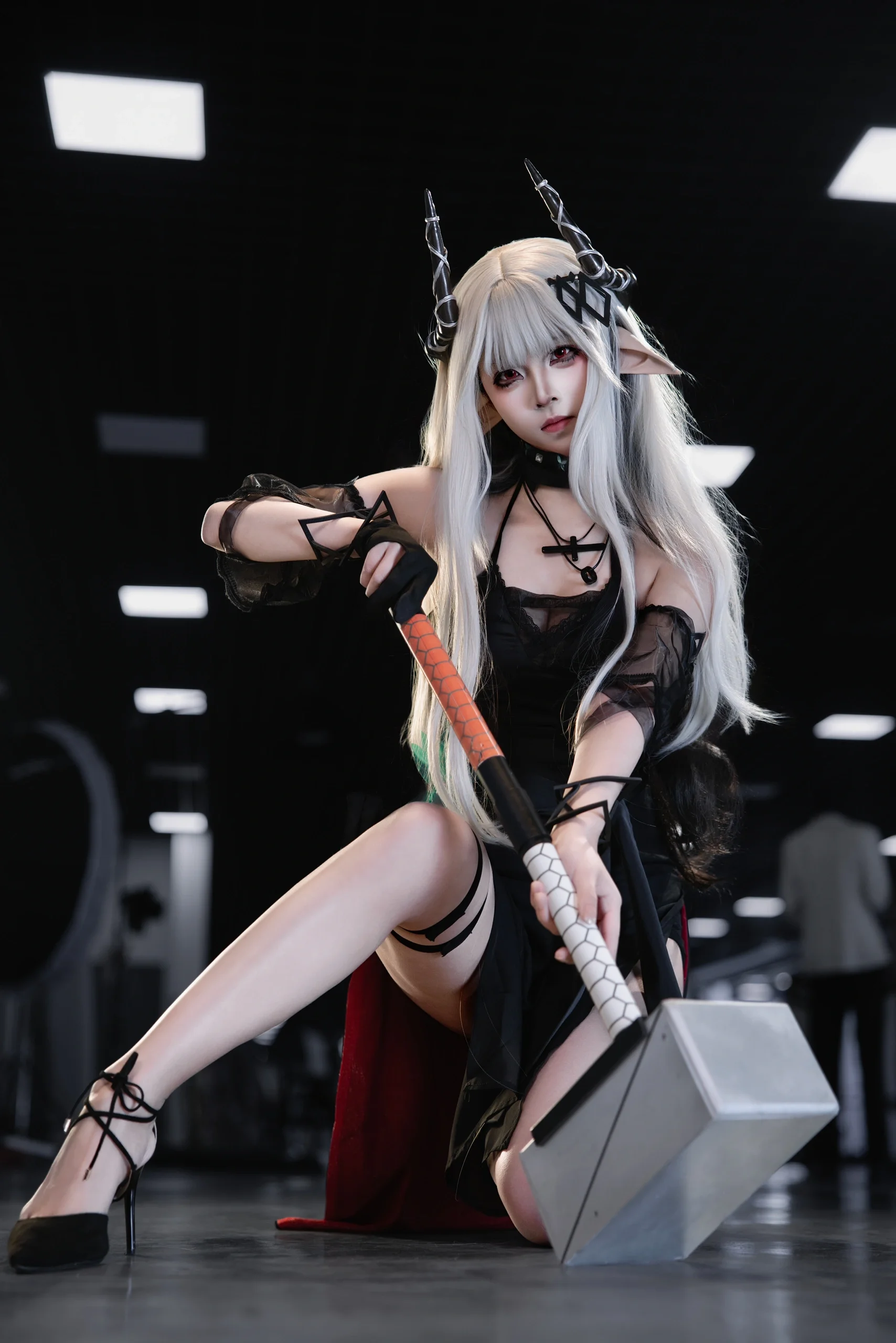 【泥岩cos】明日方舟黑曜石泥岩北京漫展现场返图 - 第 1 张