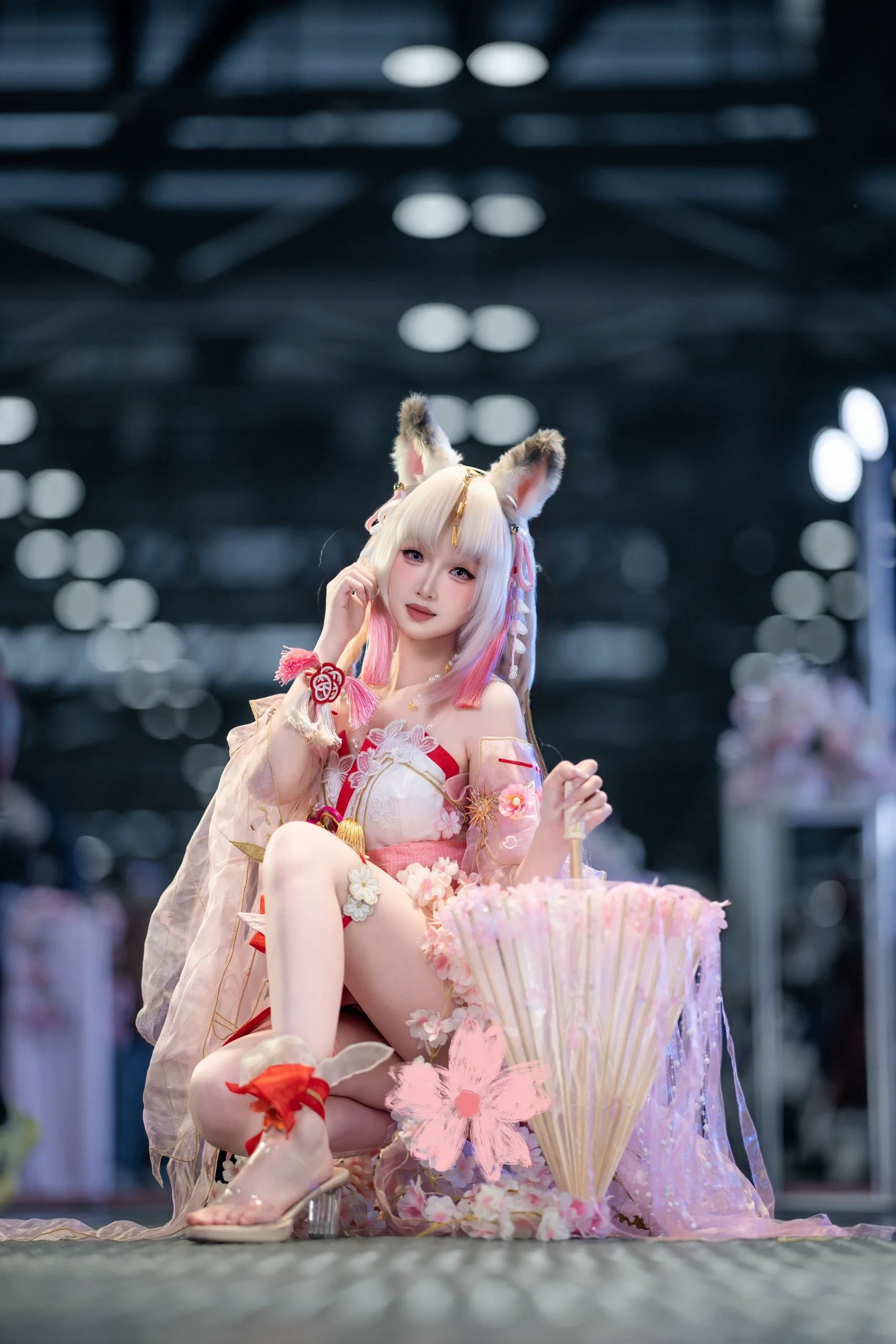 【胡桃cos】永劫无间修罗小狐妖，85mm长焦下的战斗姿态 - 第 6 张