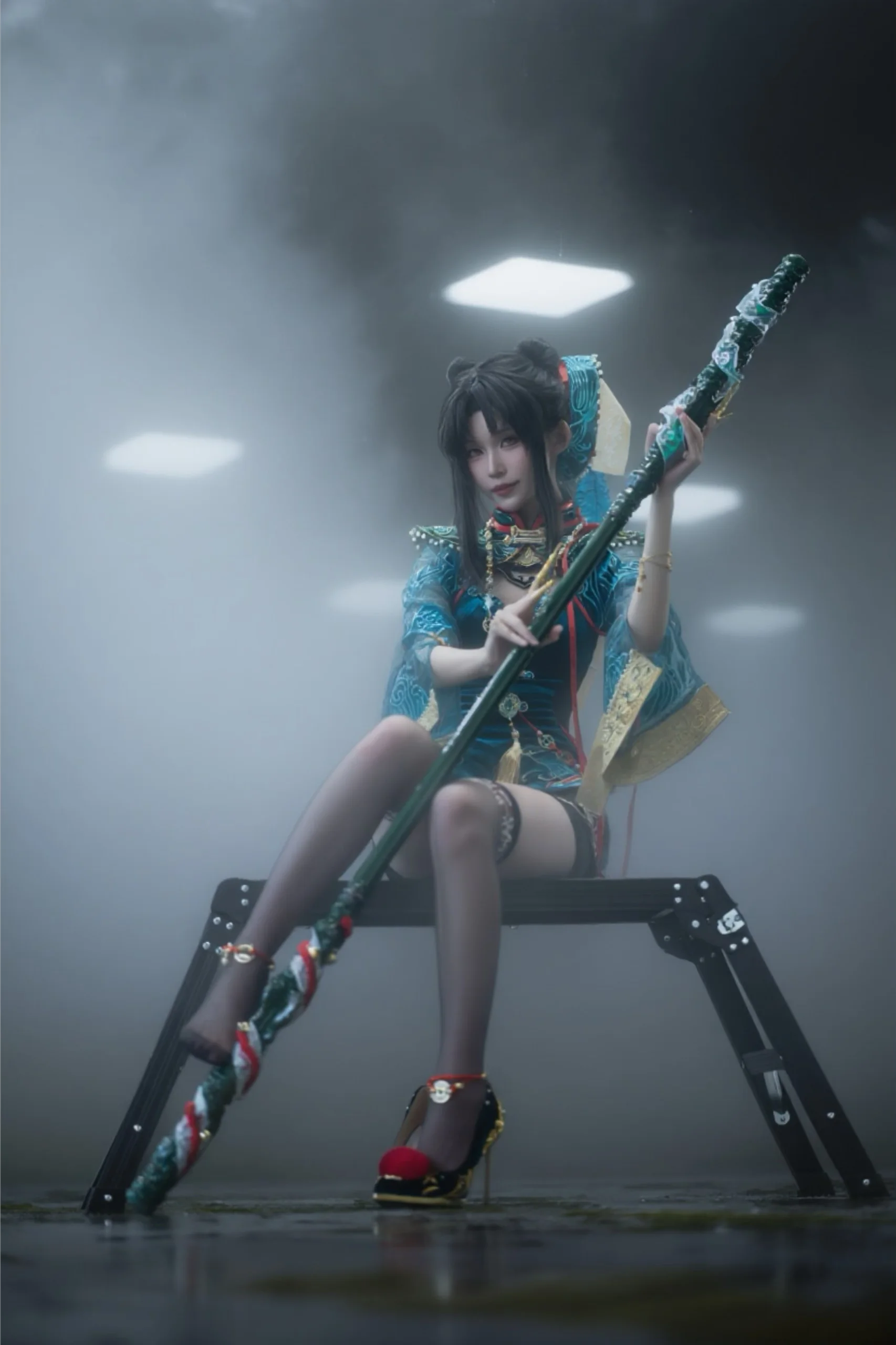 【玉玲珑cos】永劫无间里的那抹清冷与飒爽